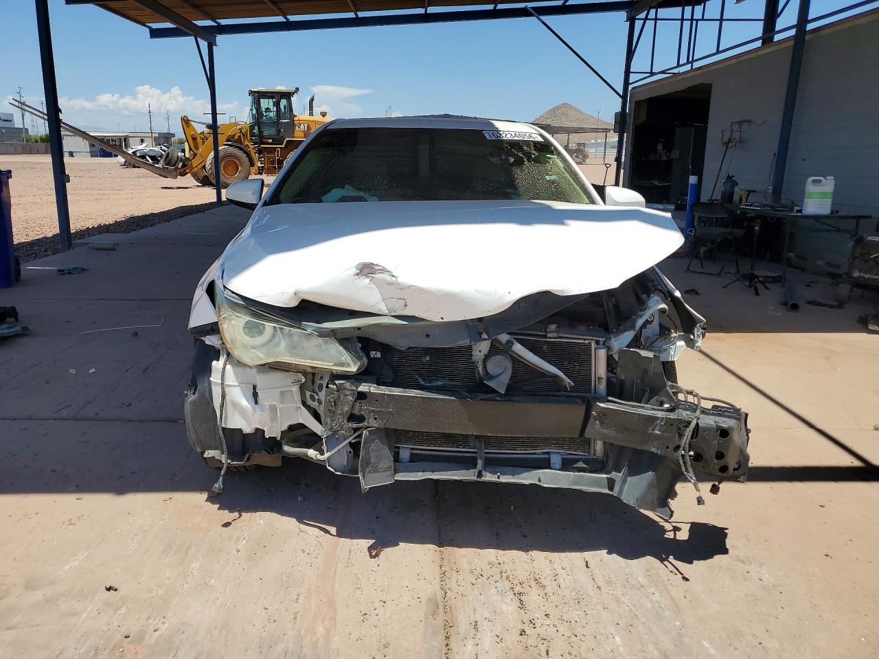 2015 Toyota Camry Xle White vin: 4T4BF1FK6FR515111