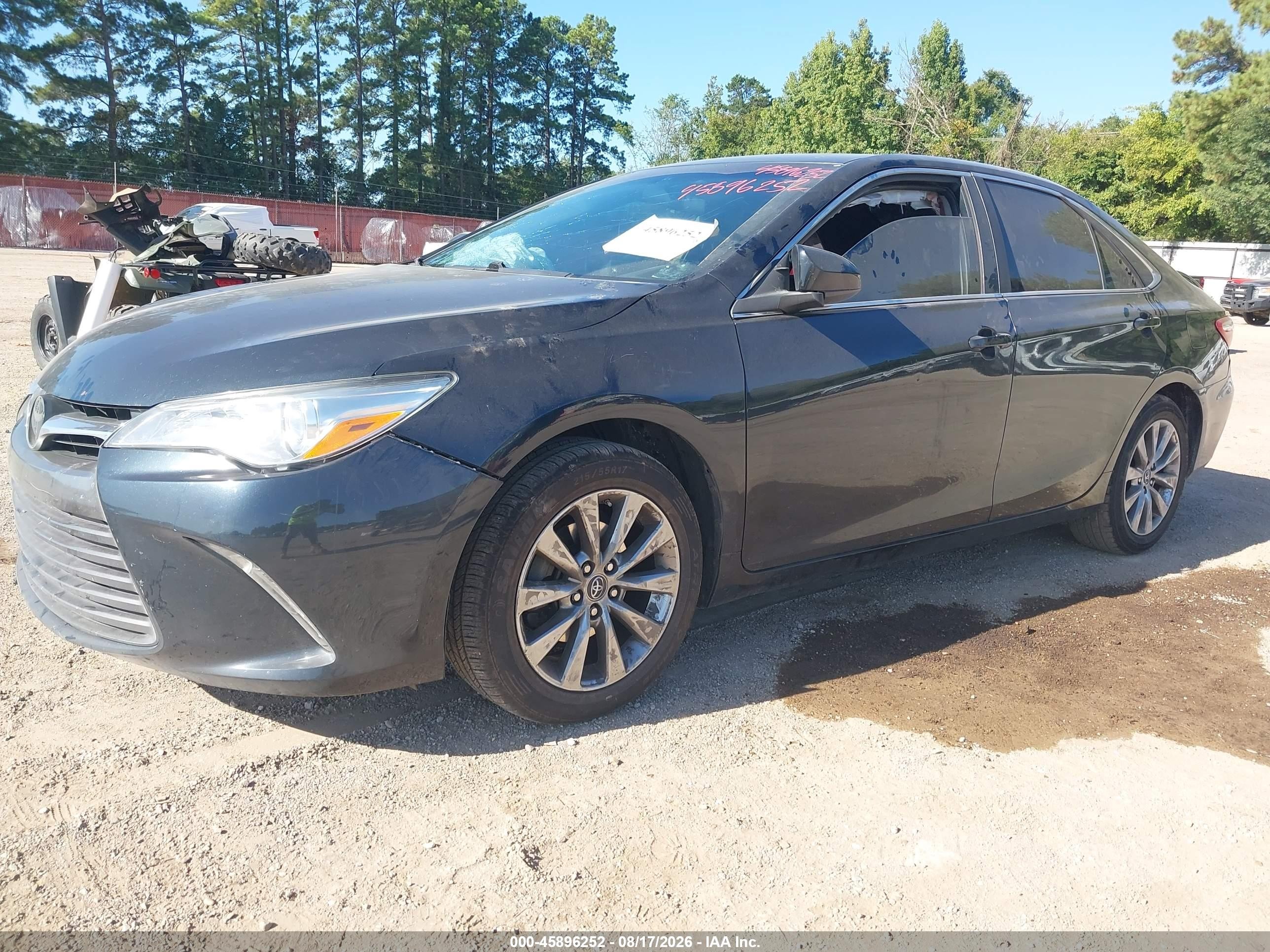 2016 Toyota Camry Xle Black vin: 4T4BF1FK6GR548806