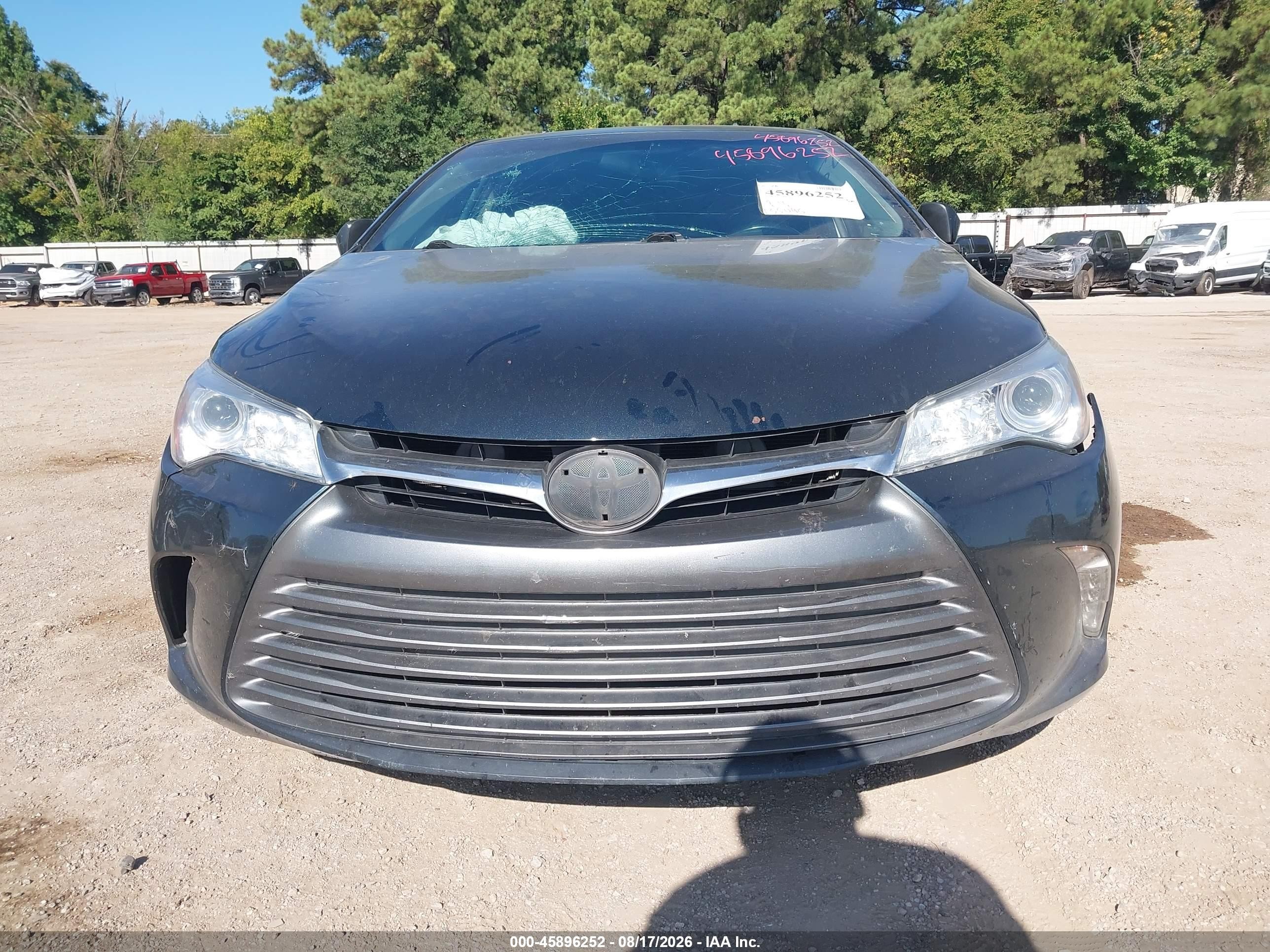 2016 Toyota Camry Xle Black vin: 4T4BF1FK6GR548806