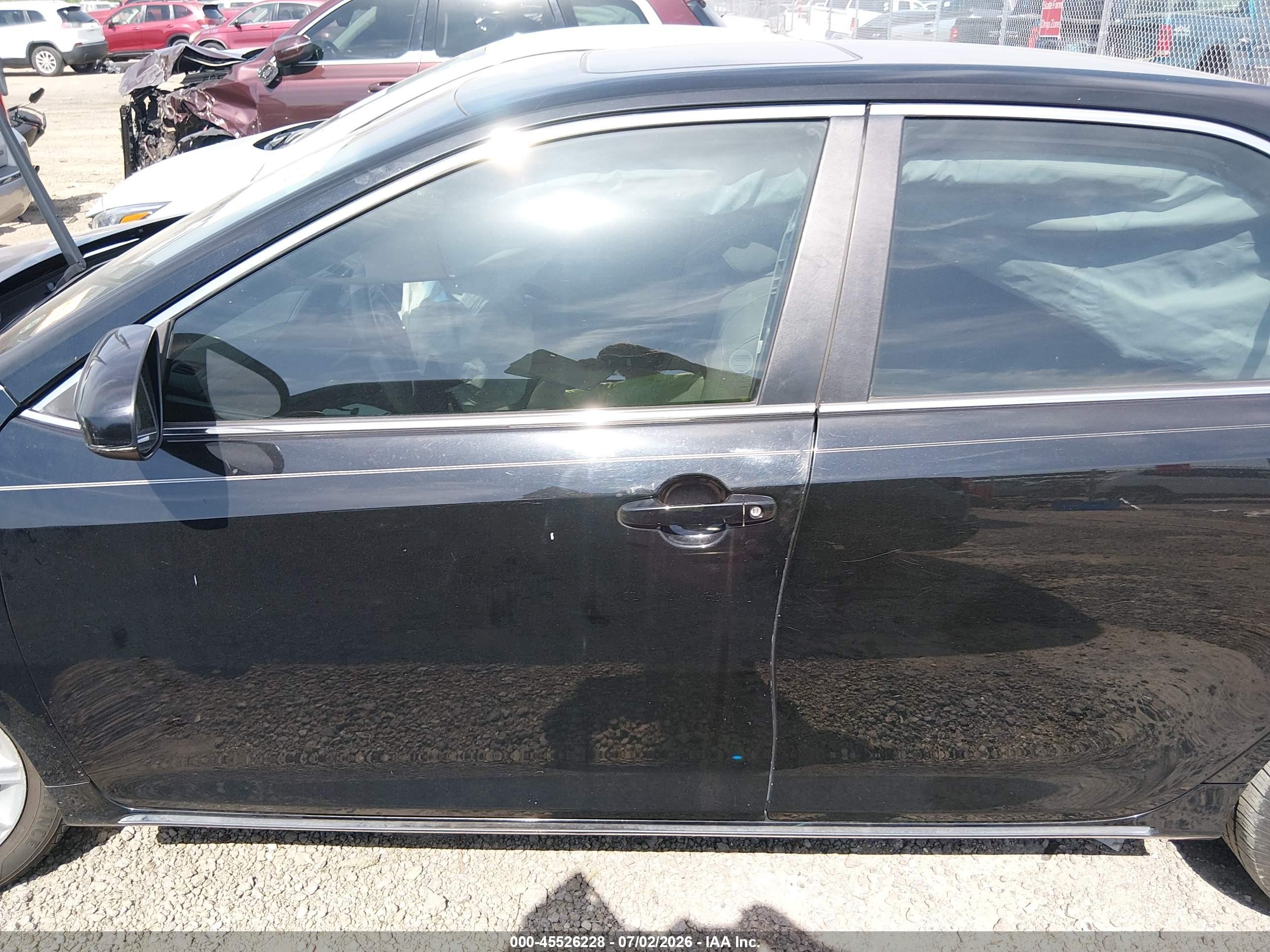 2012 Toyota Camry Xle Black vin: 4T4BF1FK7CR164978