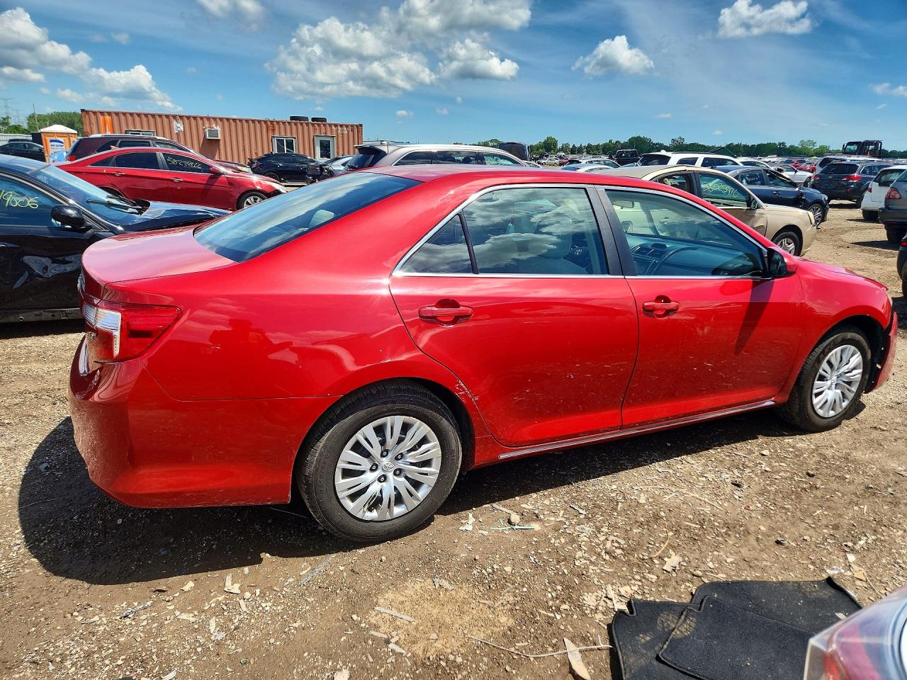 2012 Toyota Camry Le Red vin: 4T4BF1FK7CR165242
