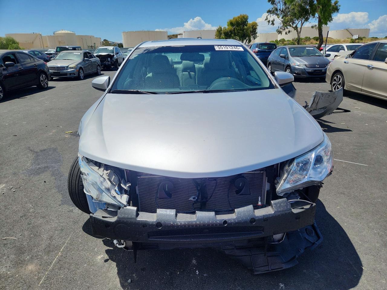 2012 Toyota Camry Xle Silver vin: 4T4BF1FK7CR173129