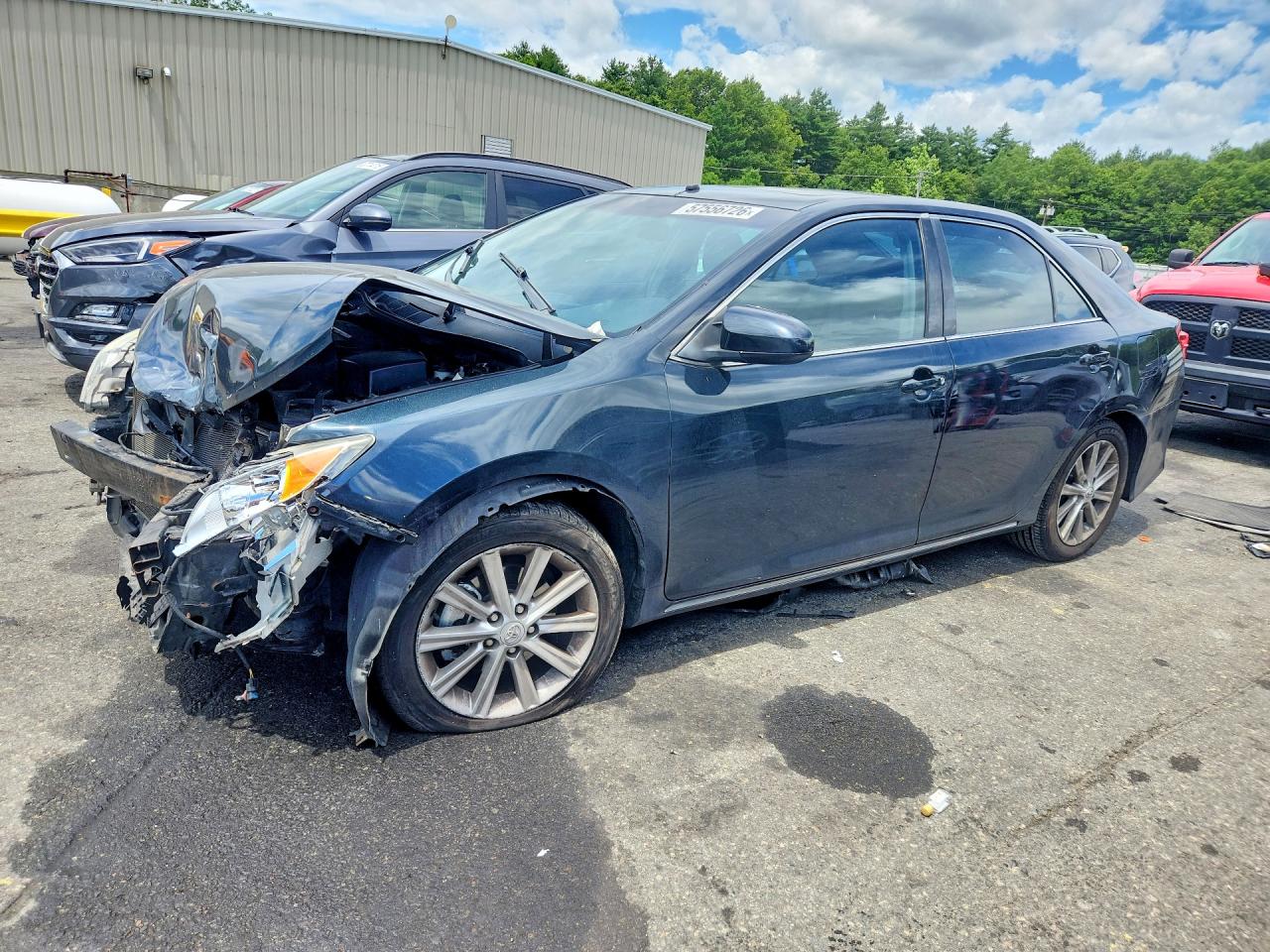 2012 Toyota Camry Xle Black vin: 4T4BF1FK7CR174801