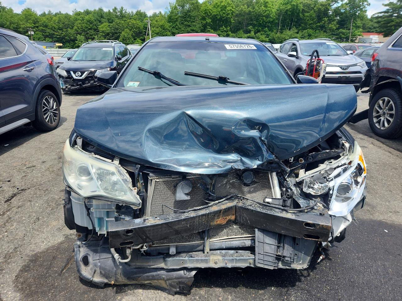 2012 Toyota Camry Xle Black vin: 4T4BF1FK7CR174801