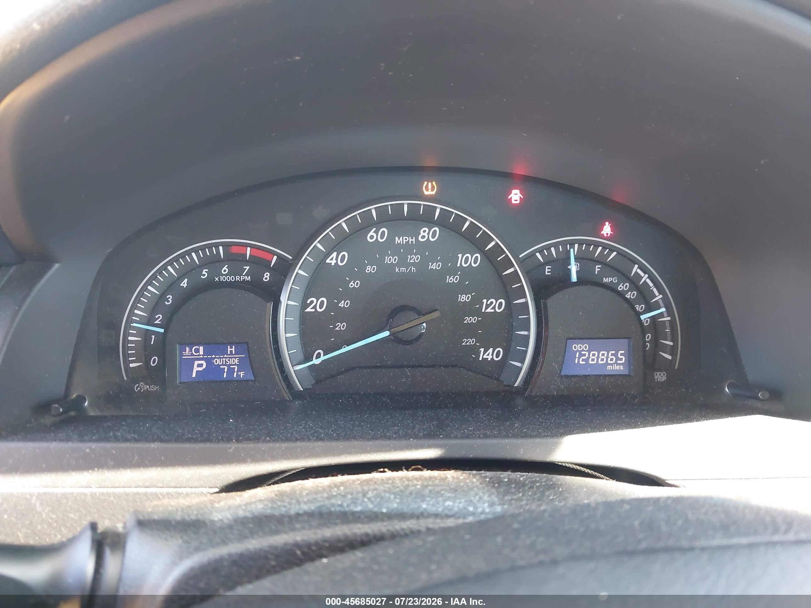 2012 Toyota Camry Le Gray vin: 4T4BF1FK7CR176001