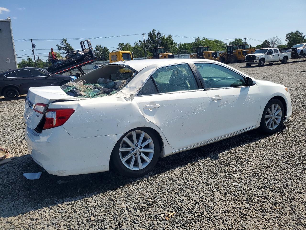 2012 Toyota Camry Xle Белый vin: 4T4BF1FK7CR193669