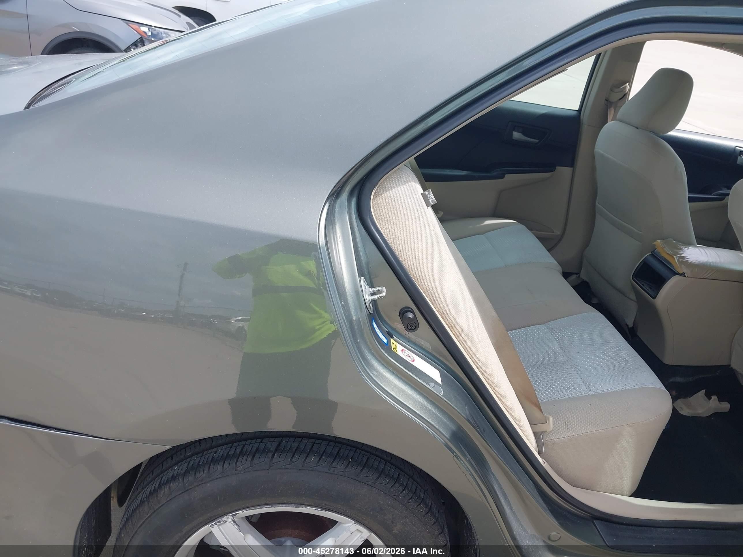 2012 Toyota Camry Le Зеленый vin: 4T4BF1FK7CR201835