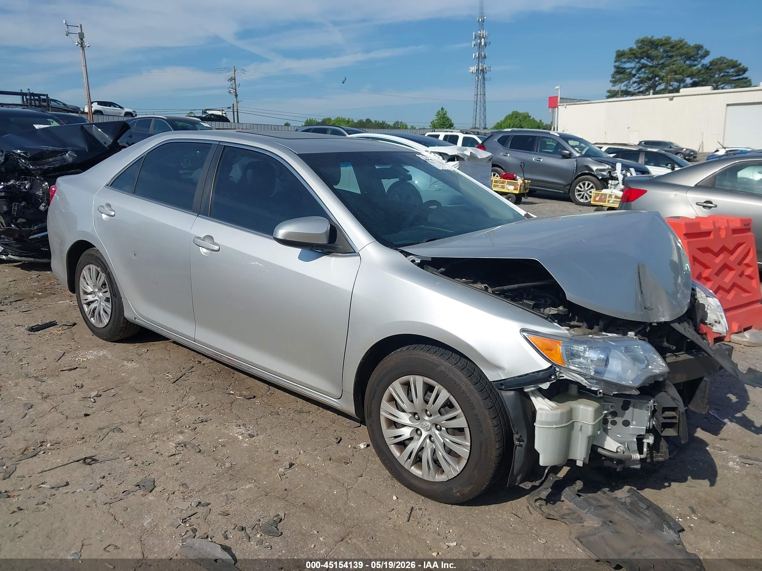 2012 Toyota Camry Le Silver vin: 4T4BF1FK7CR211300