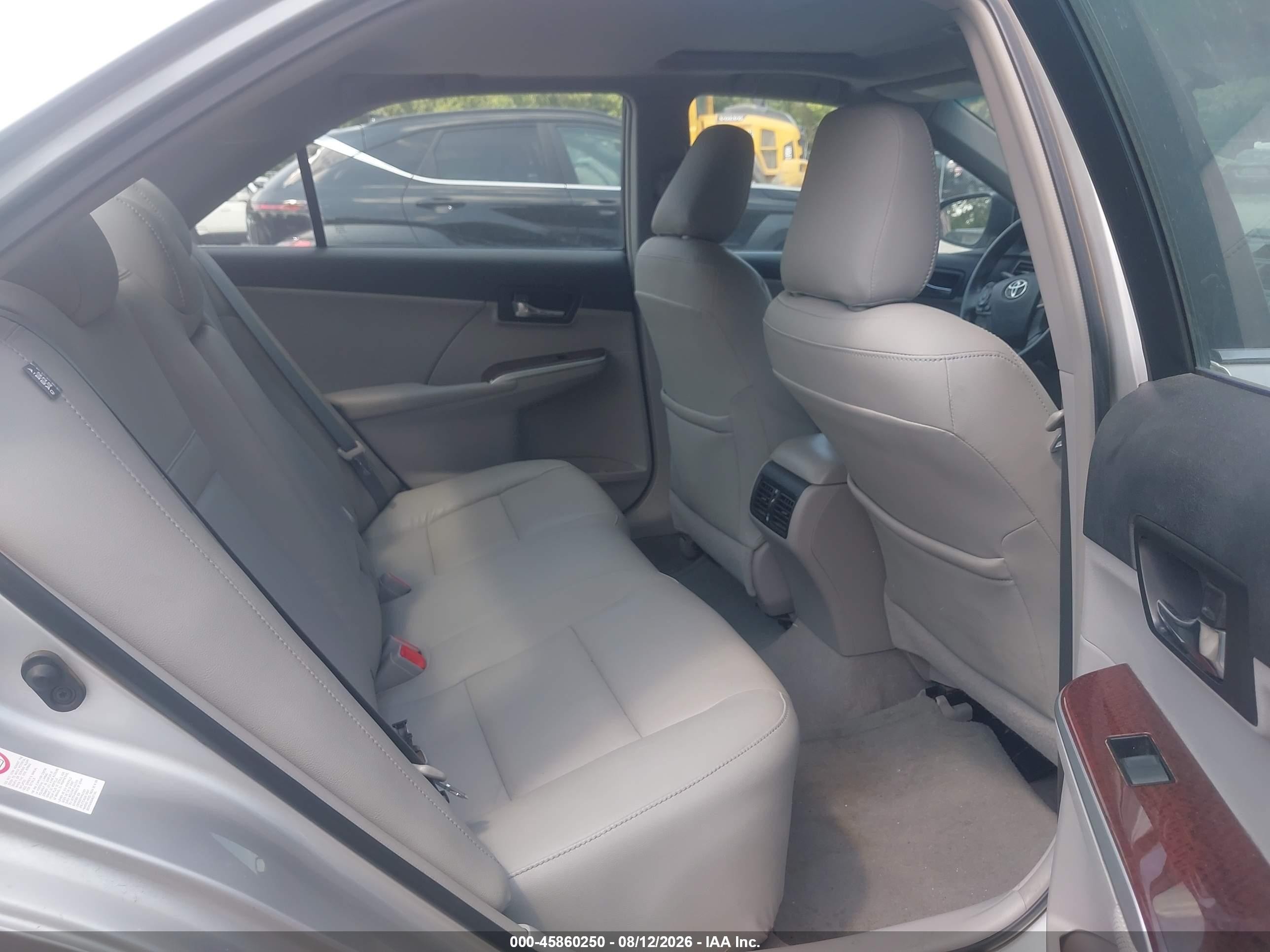 2012 Toyota Camry Xle Silver vin: 4T4BF1FK7CR216609
