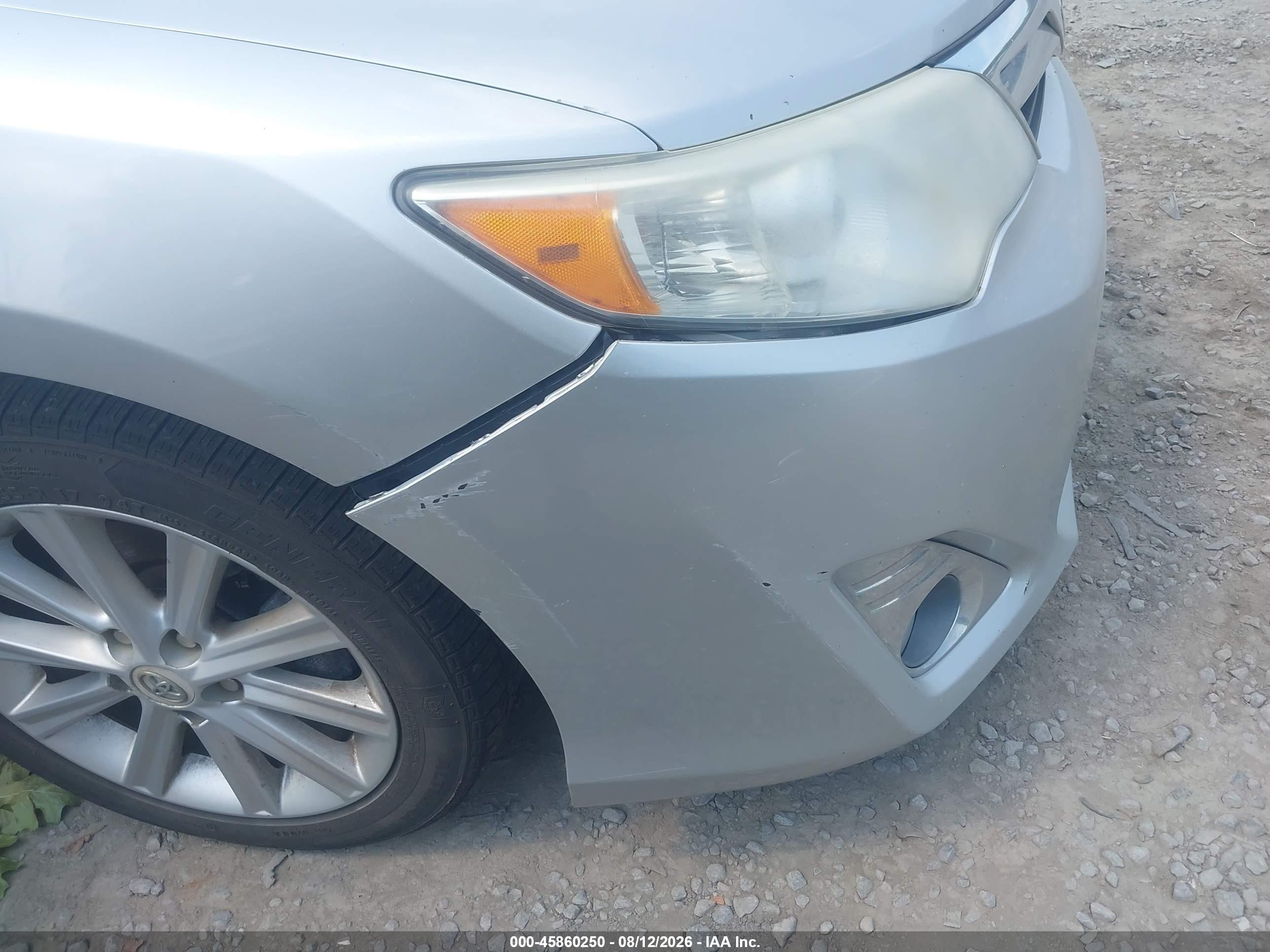 2012 Toyota Camry Xle Silver vin: 4T4BF1FK7CR216609