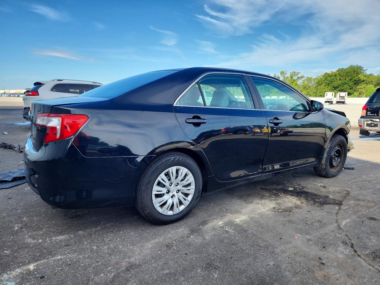 2012 Toyota Camry L Black vin: 4T4BF1FK7CR220644