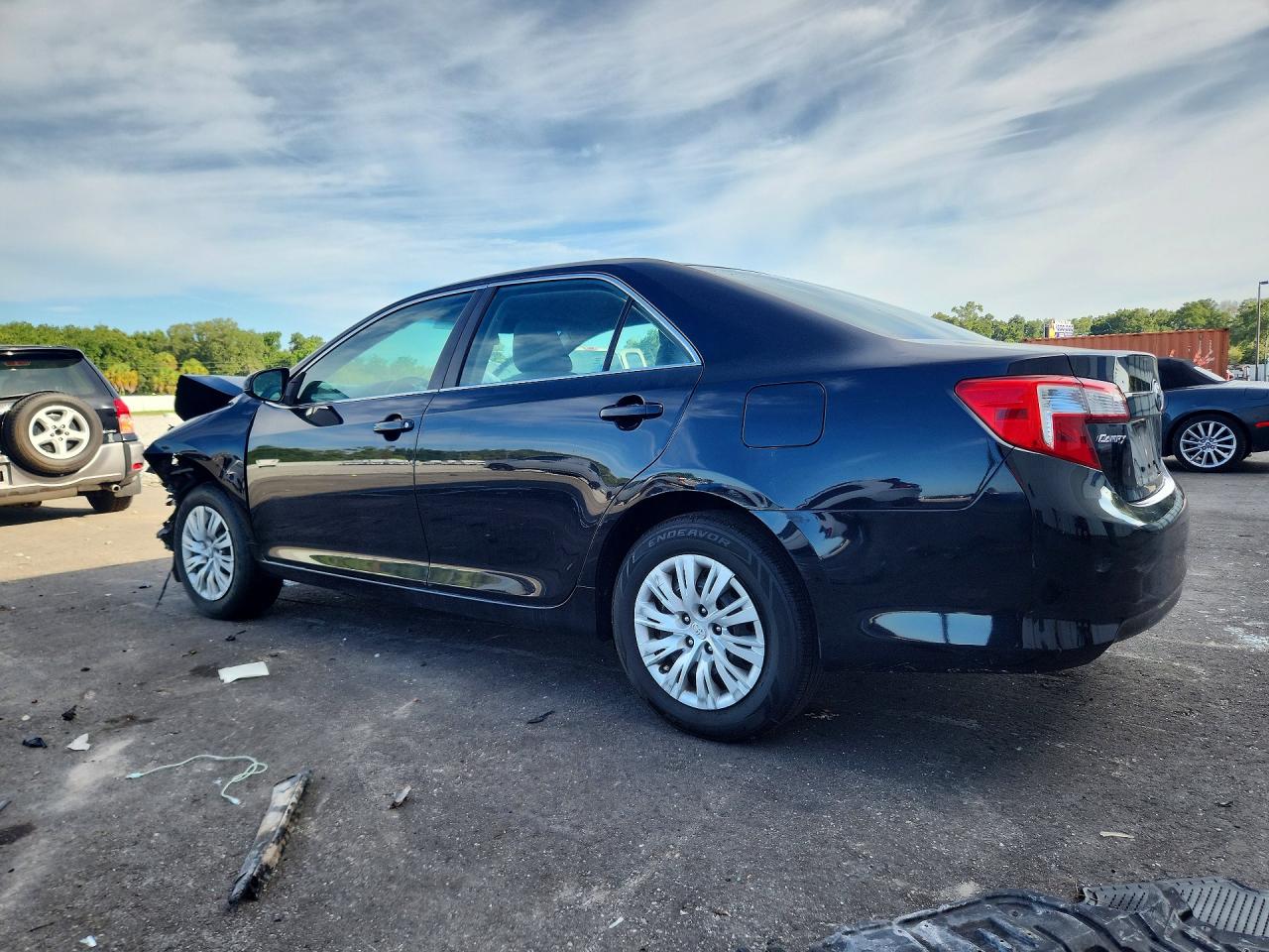 2012 Toyota Camry L Black vin: 4T4BF1FK7CR220644
