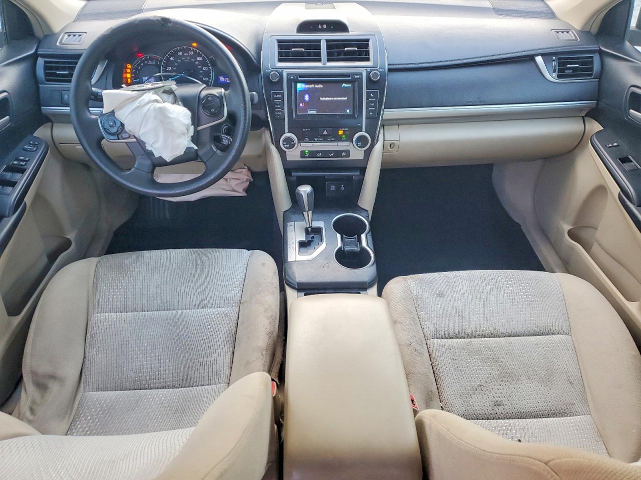 2012 Toyota Camry Le Beige vin: 4T4BF1FK7CR229800