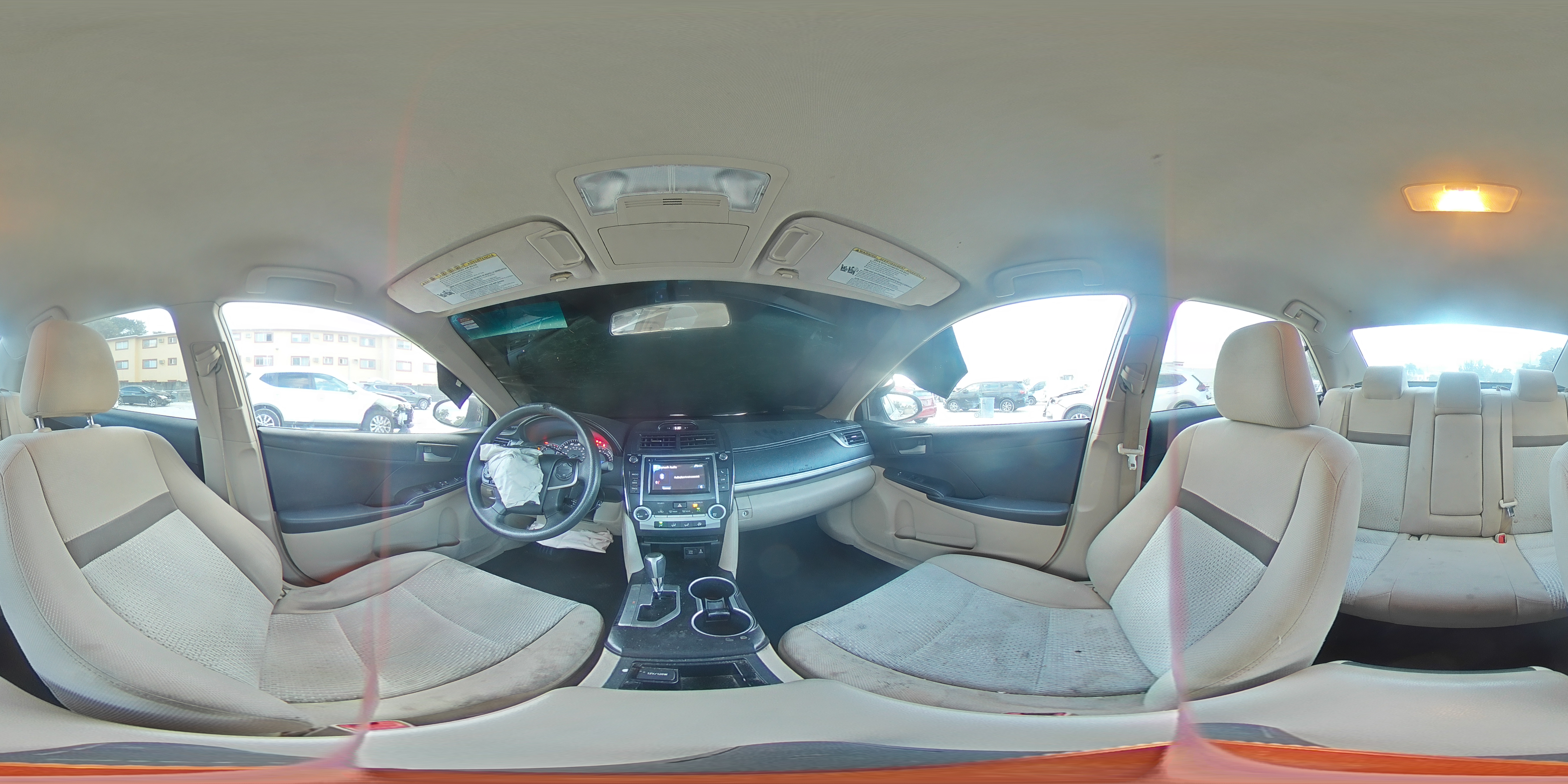 2012 Toyota Camry Le Beige vin: 4T4BF1FK7CR229800