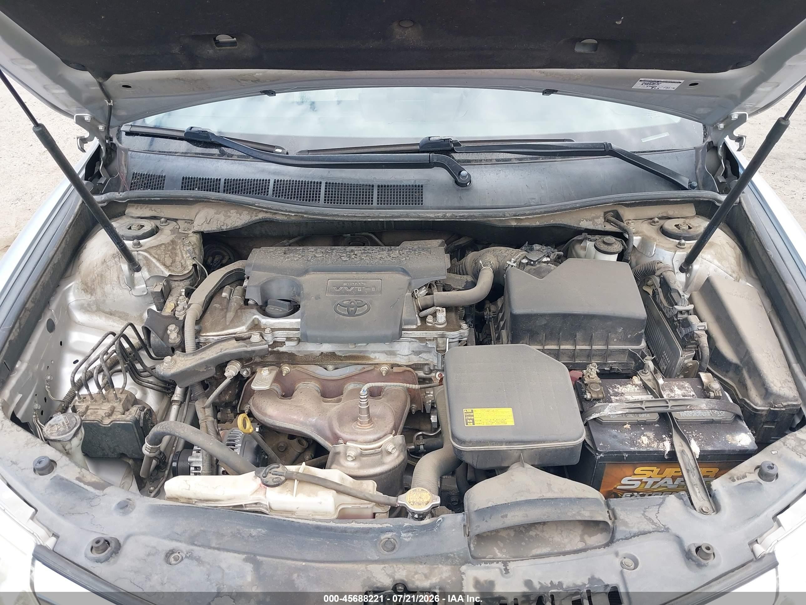 2012 Toyota Camry Xle Silver vin: 4T4BF1FK7CR234348