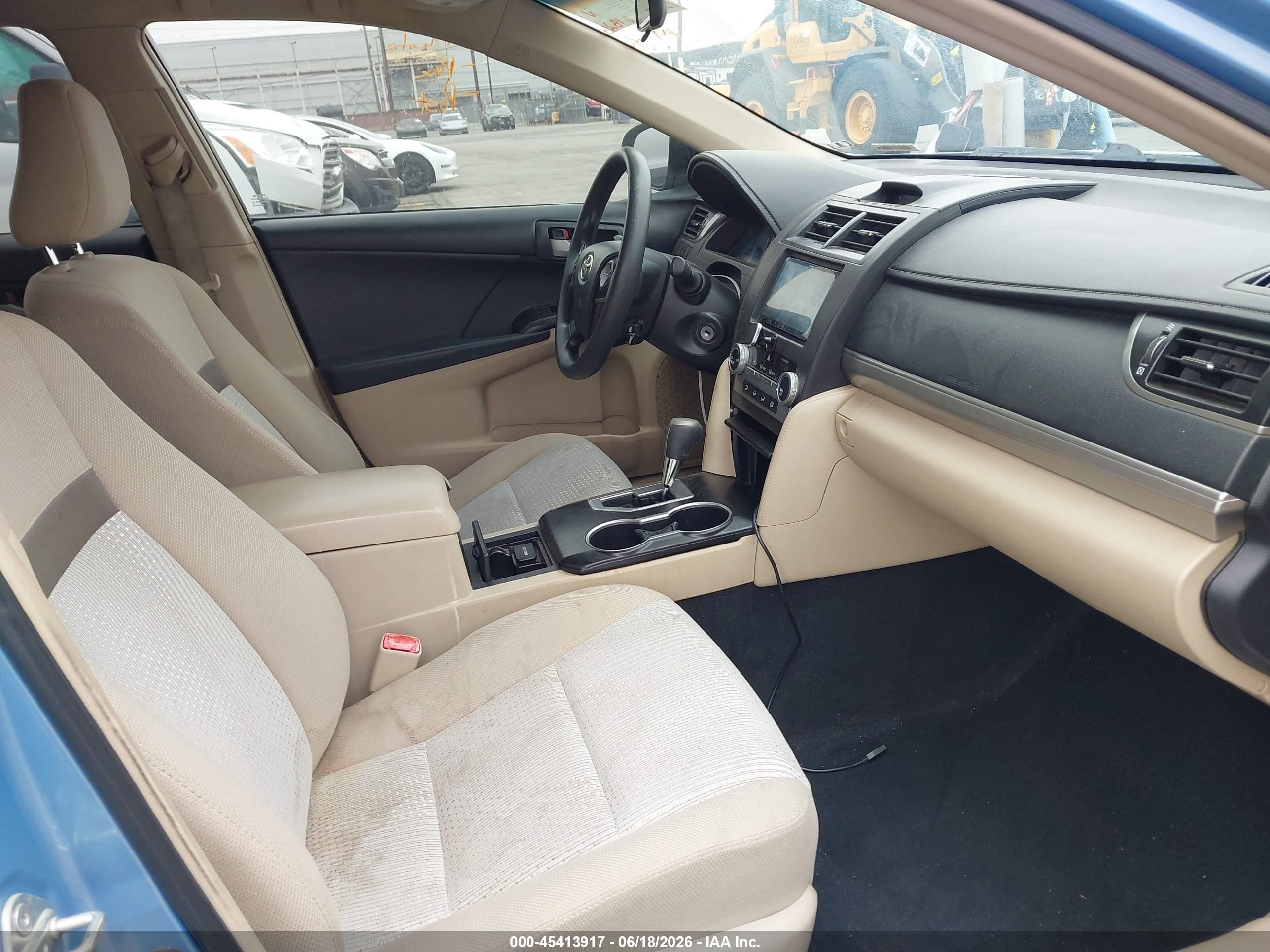 2012 Toyota Camry Se/le/xle Light Blue vin: 4T4BF1FK7CR234897