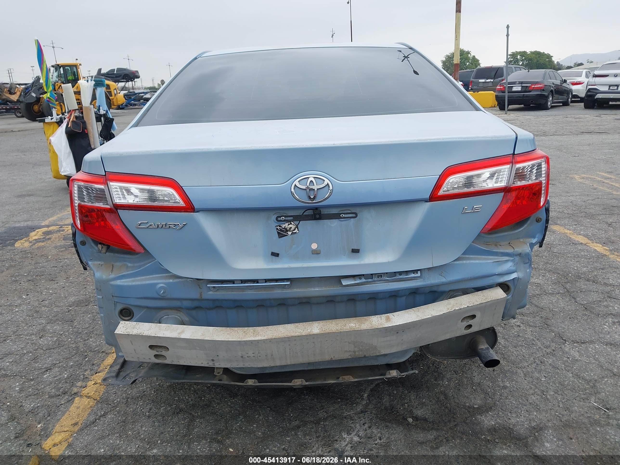 2012 Toyota Camry Se/le/xle Light Blue vin: 4T4BF1FK7CR234897