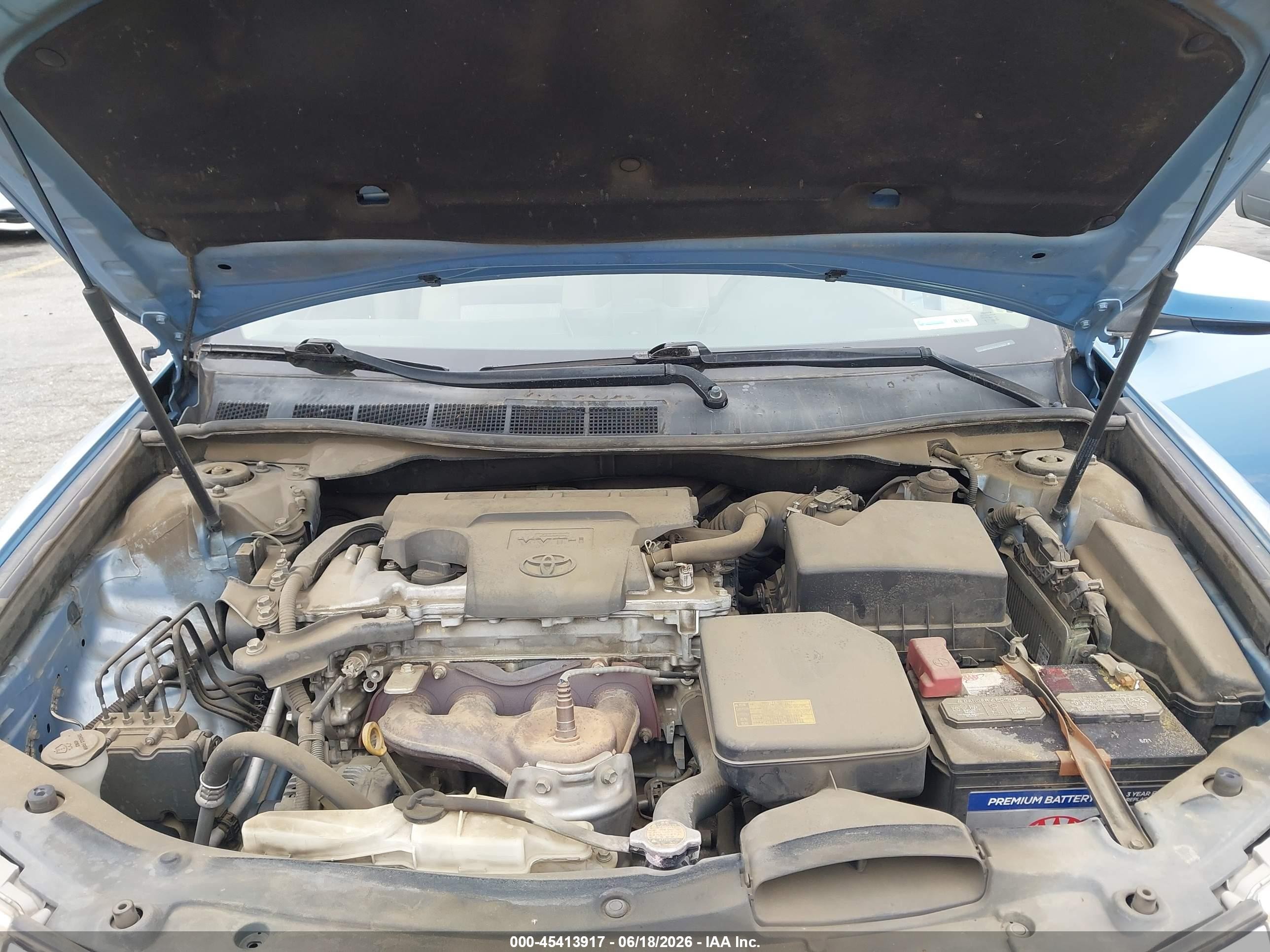 2012 Toyota Camry Se/le/xle Light Blue vin: 4T4BF1FK7CR234897