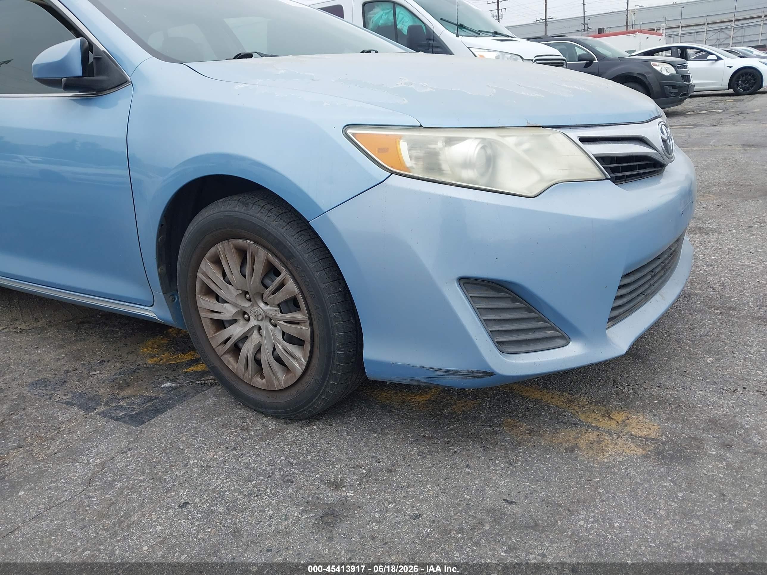 2012 Toyota Camry Se/le/xle Light Blue vin: 4T4BF1FK7CR234897