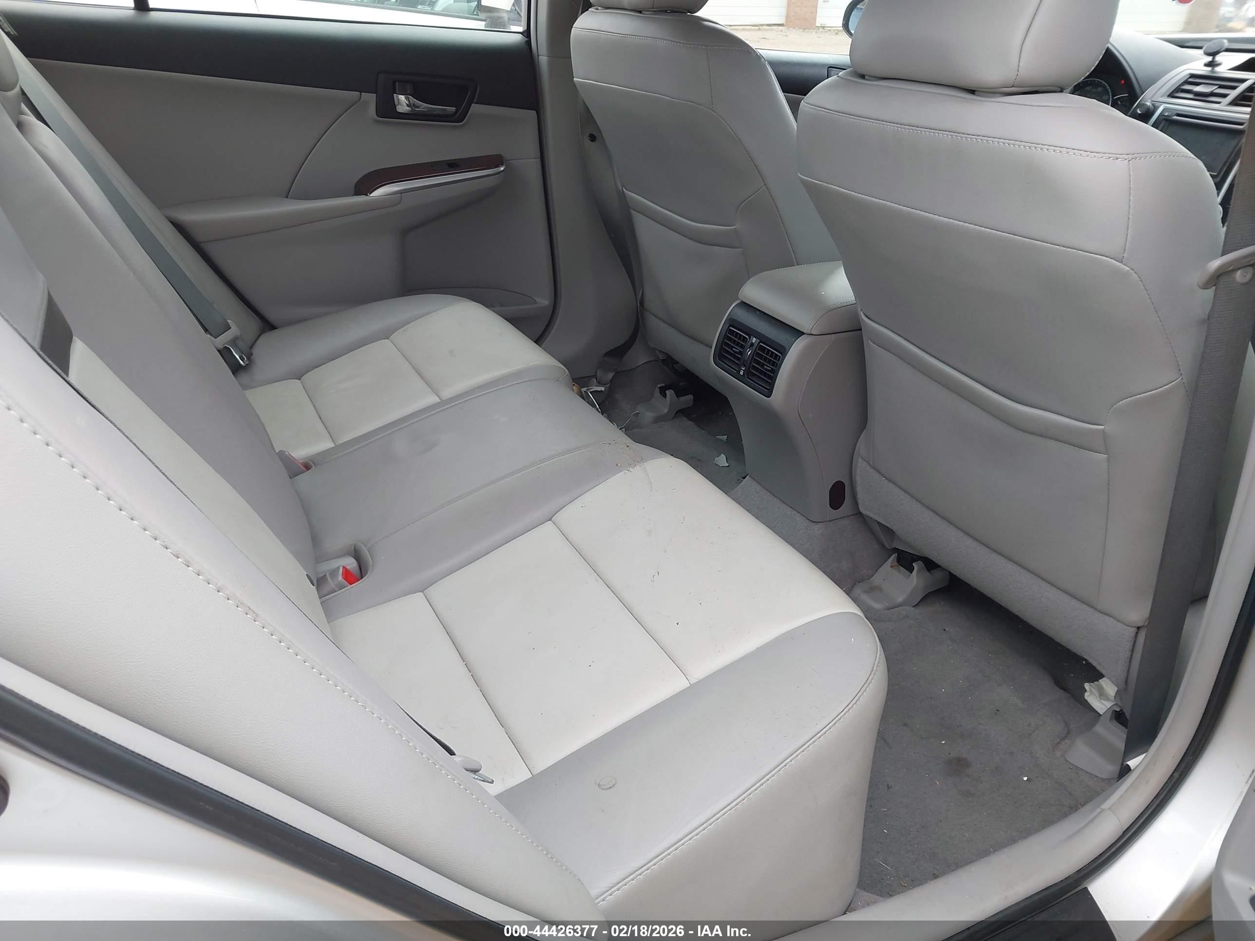 2012 Toyota Camry Xle Gray vin: 4T4BF1FK7CR244670