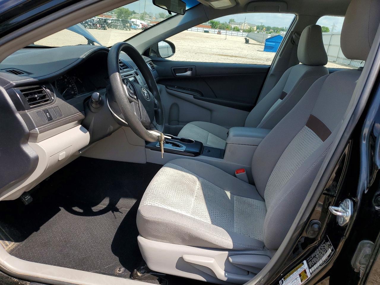 2012 Toyota Camry Le Black vin: 4T4BF1FK7CR244880