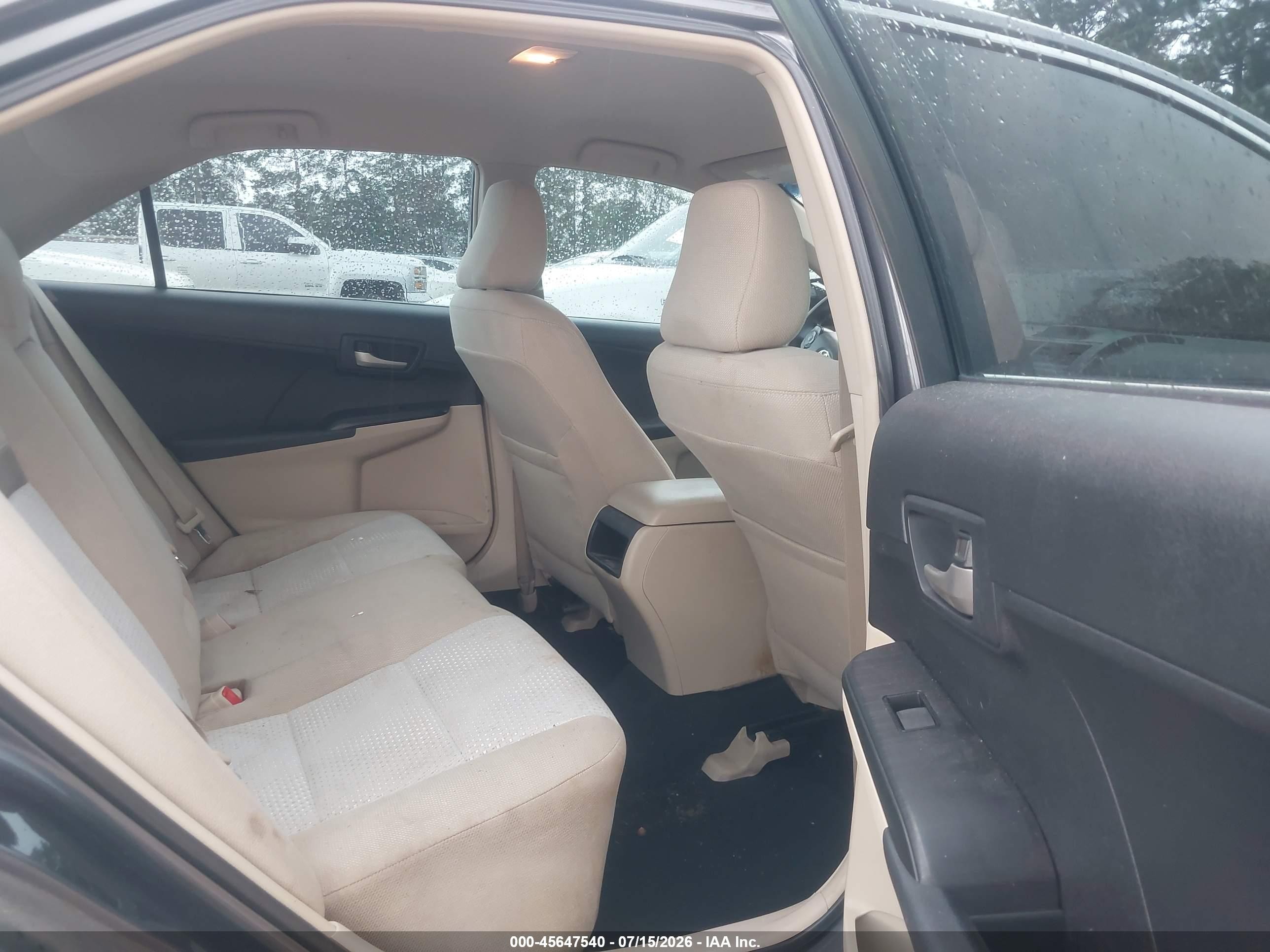 2012 Toyota Camry Le Серый vin: 4T4BF1FK7CR253448