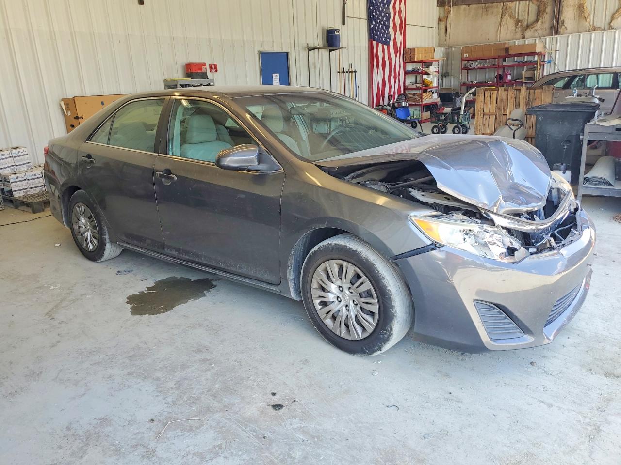 2013 Toyota Camry Le Gray vin: 4T4BF1FK7DR278142