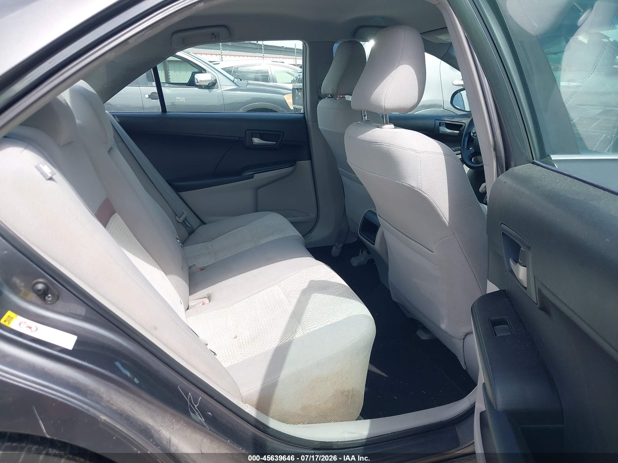 2013 Toyota Camry L Gray vin: 4T4BF1FK7DR287908