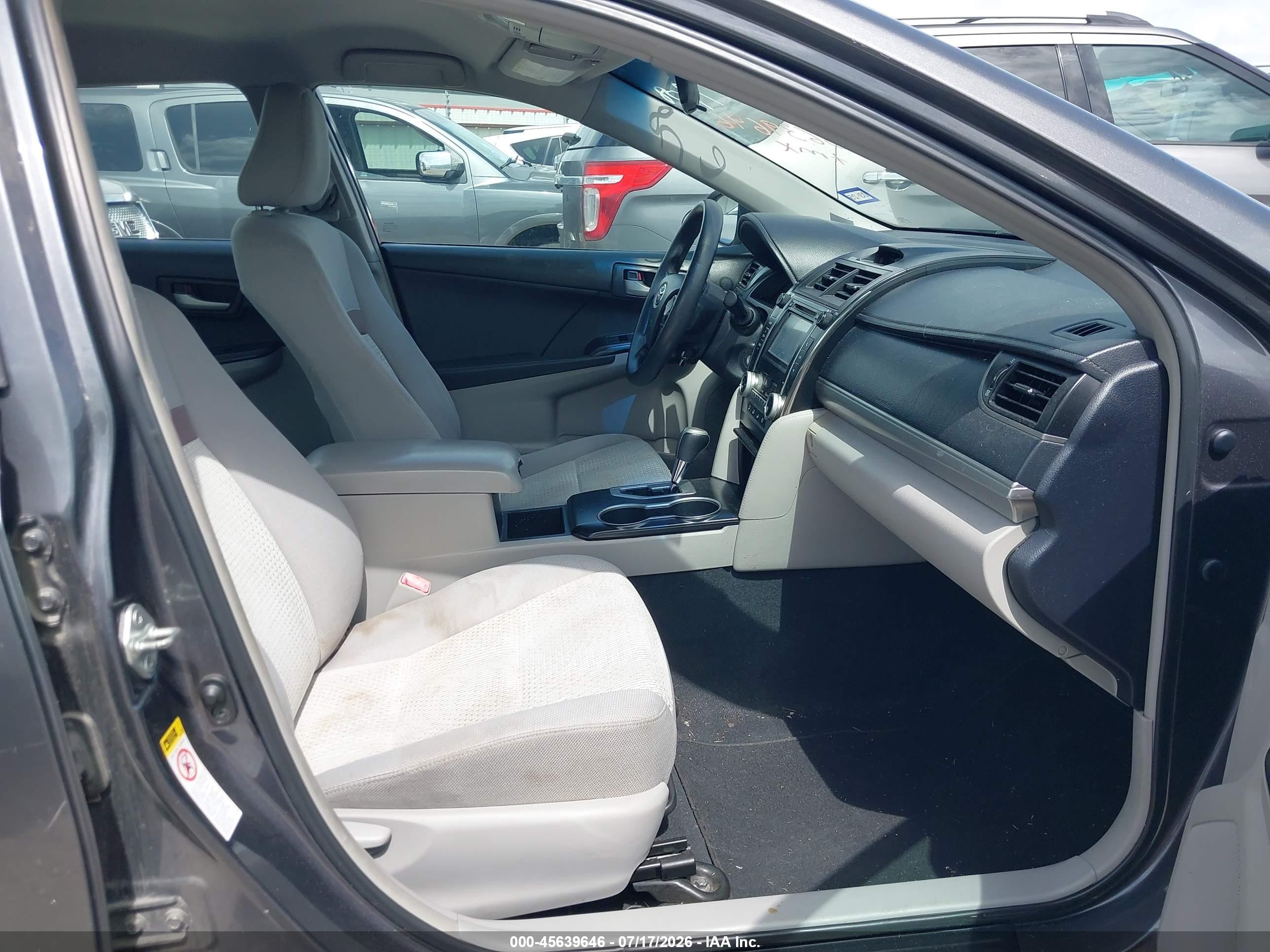 2013 Toyota Camry L Gray vin: 4T4BF1FK7DR287908