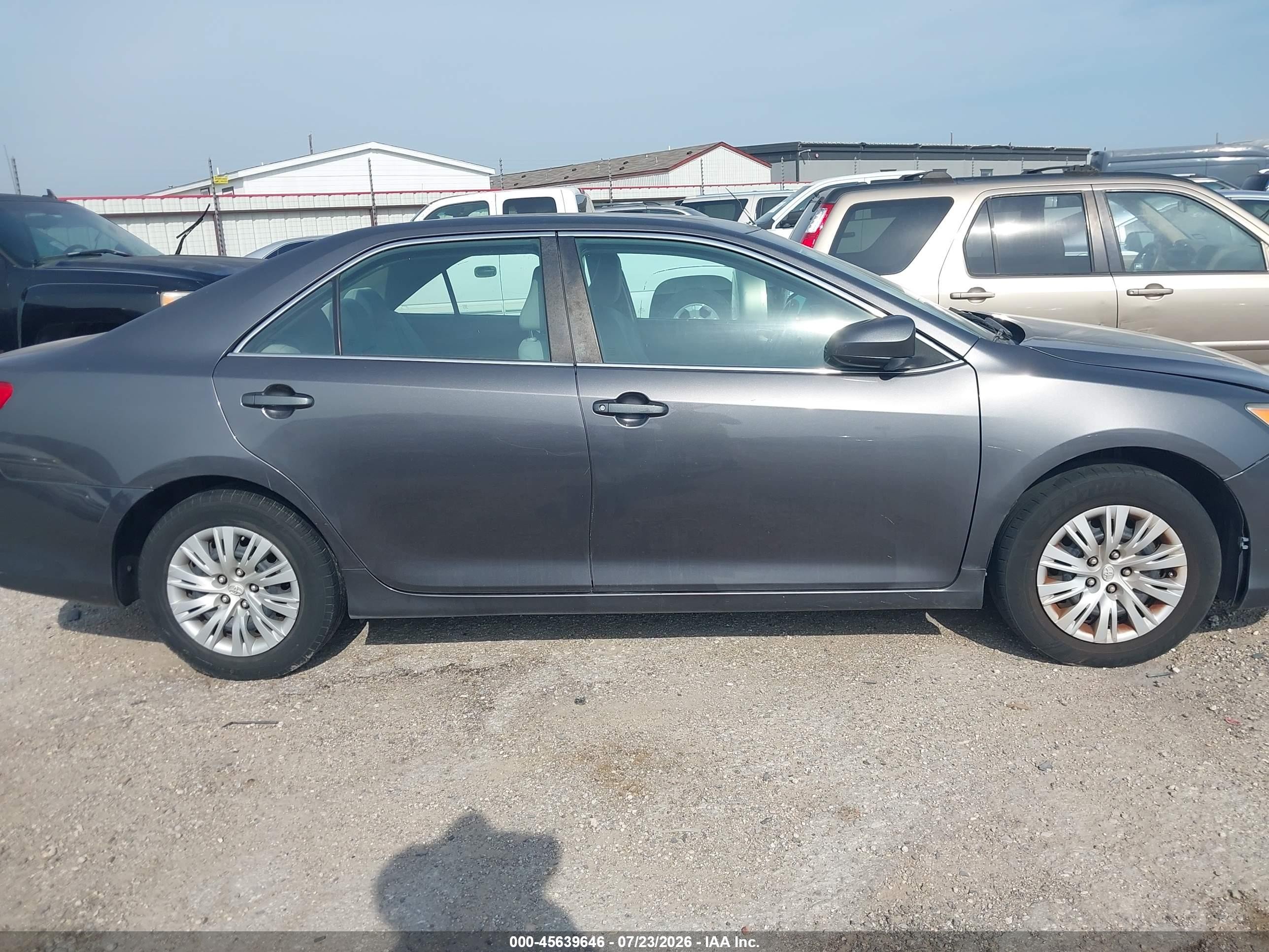 2013 Toyota Camry L Gray vin: 4T4BF1FK7DR287908