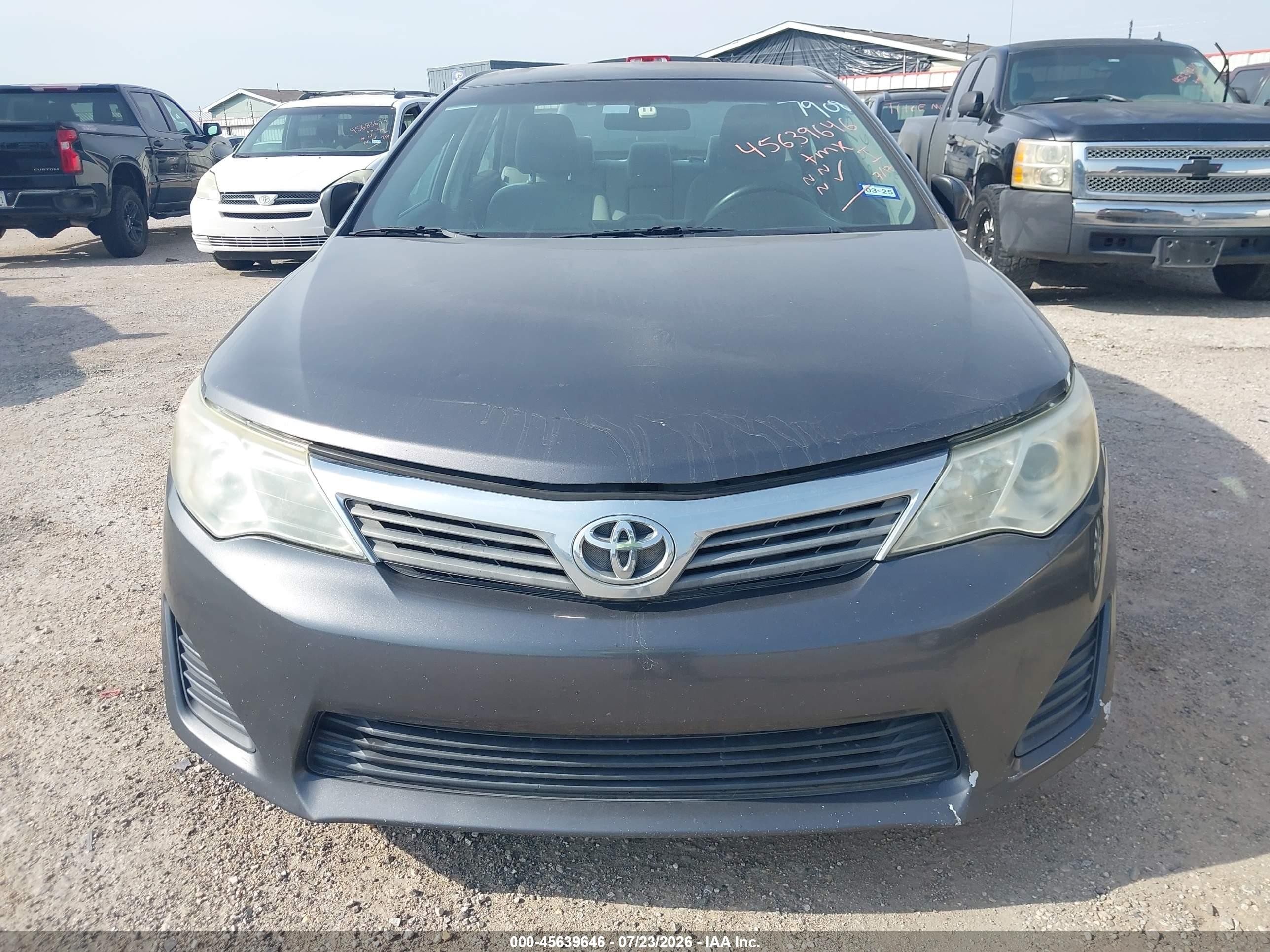 2013 Toyota Camry L Gray vin: 4T4BF1FK7DR287908
