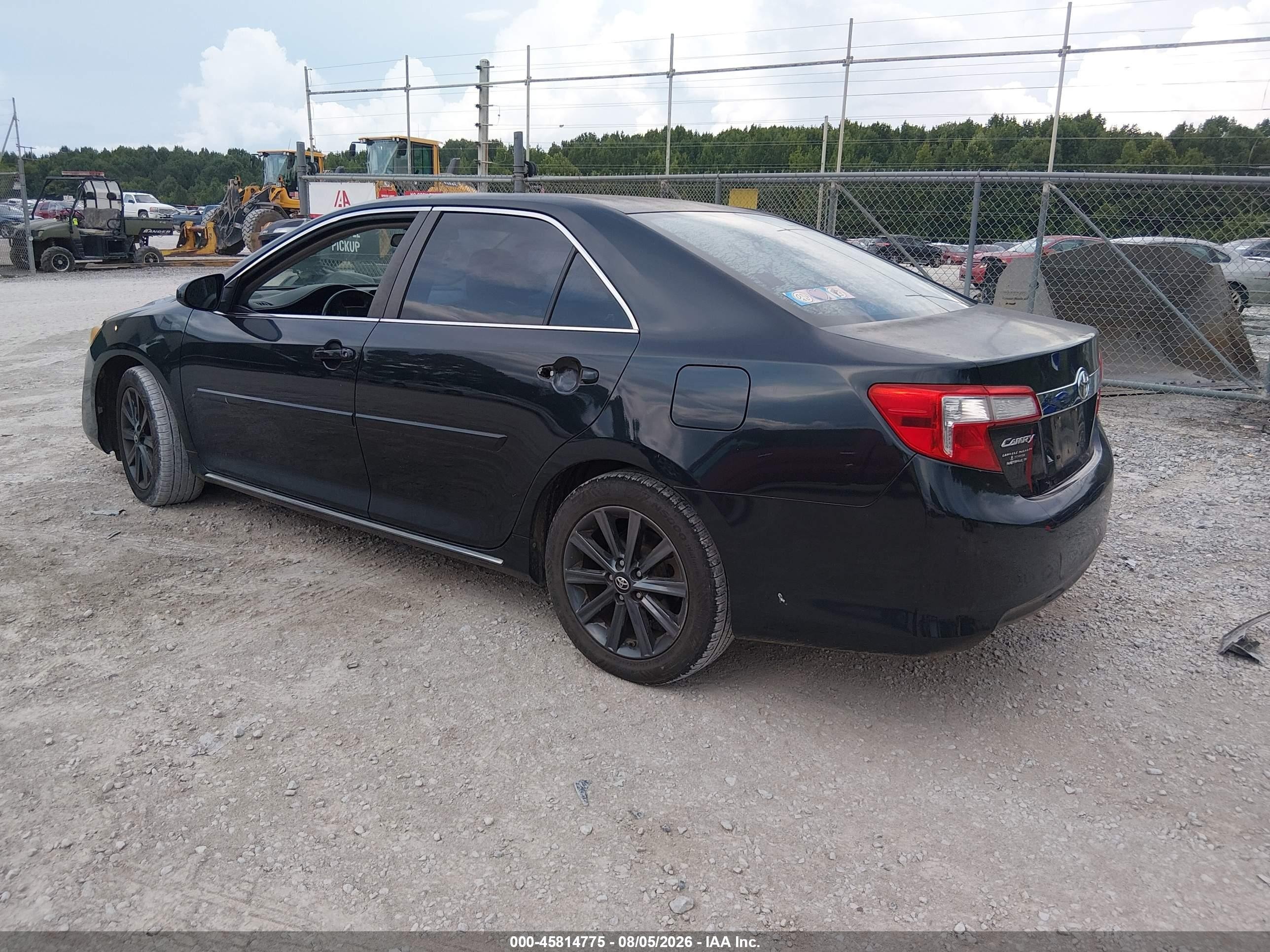 2013 Toyota Camry Xle Черный vin: 4T4BF1FK7DR287939