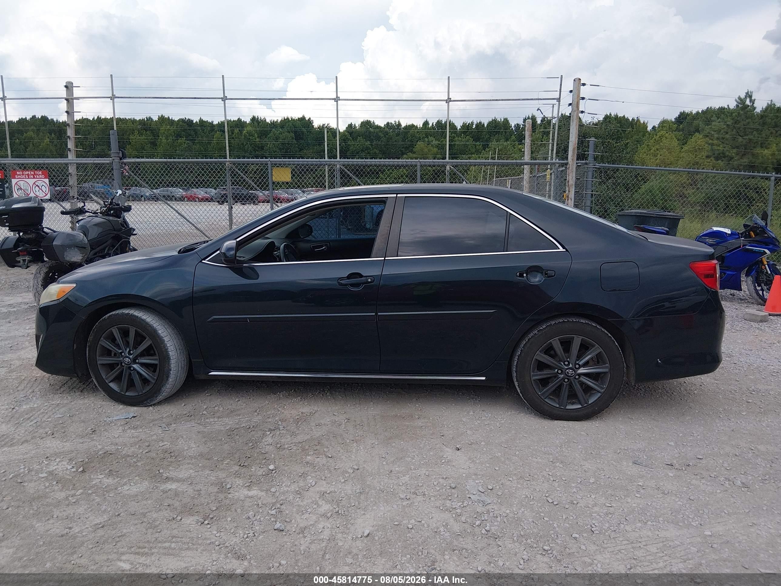 2013 Toyota Camry Xle Черный vin: 4T4BF1FK7DR287939