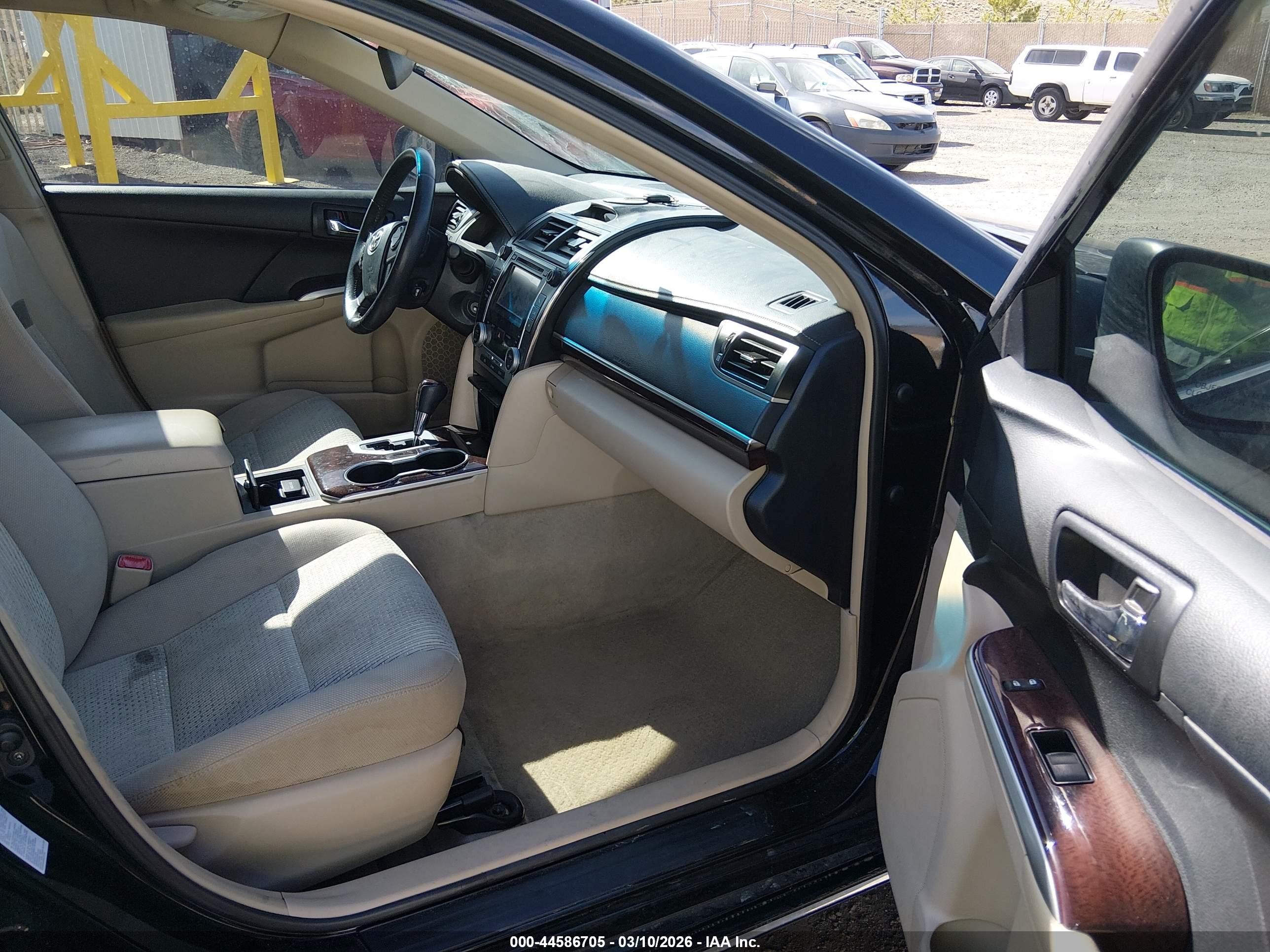 2013 Toyota Camry Xle Black vin: 4T4BF1FK7DR296916