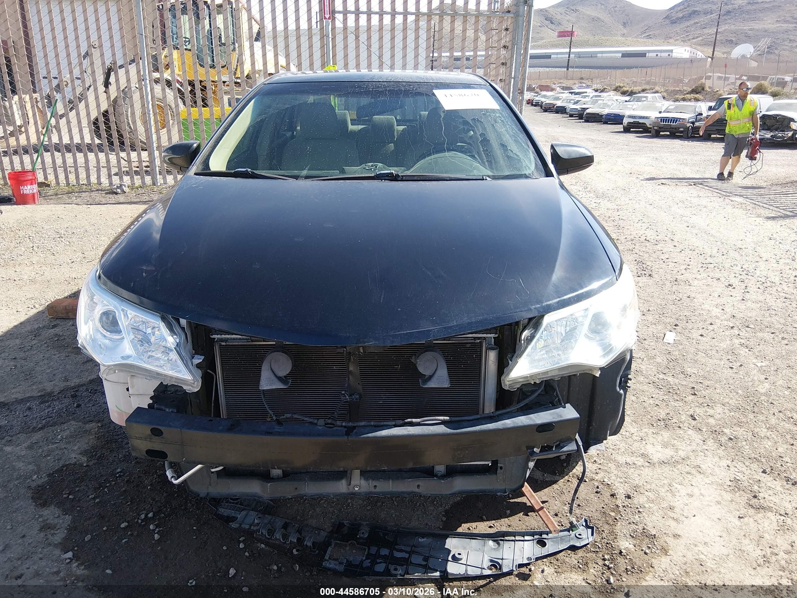 2013 Toyota Camry Xle Black vin: 4T4BF1FK7DR296916