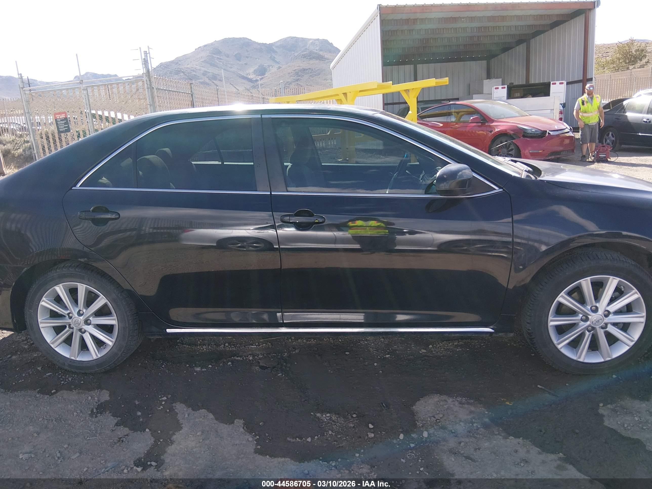 2013 Toyota Camry Xle Black vin: 4T4BF1FK7DR296916