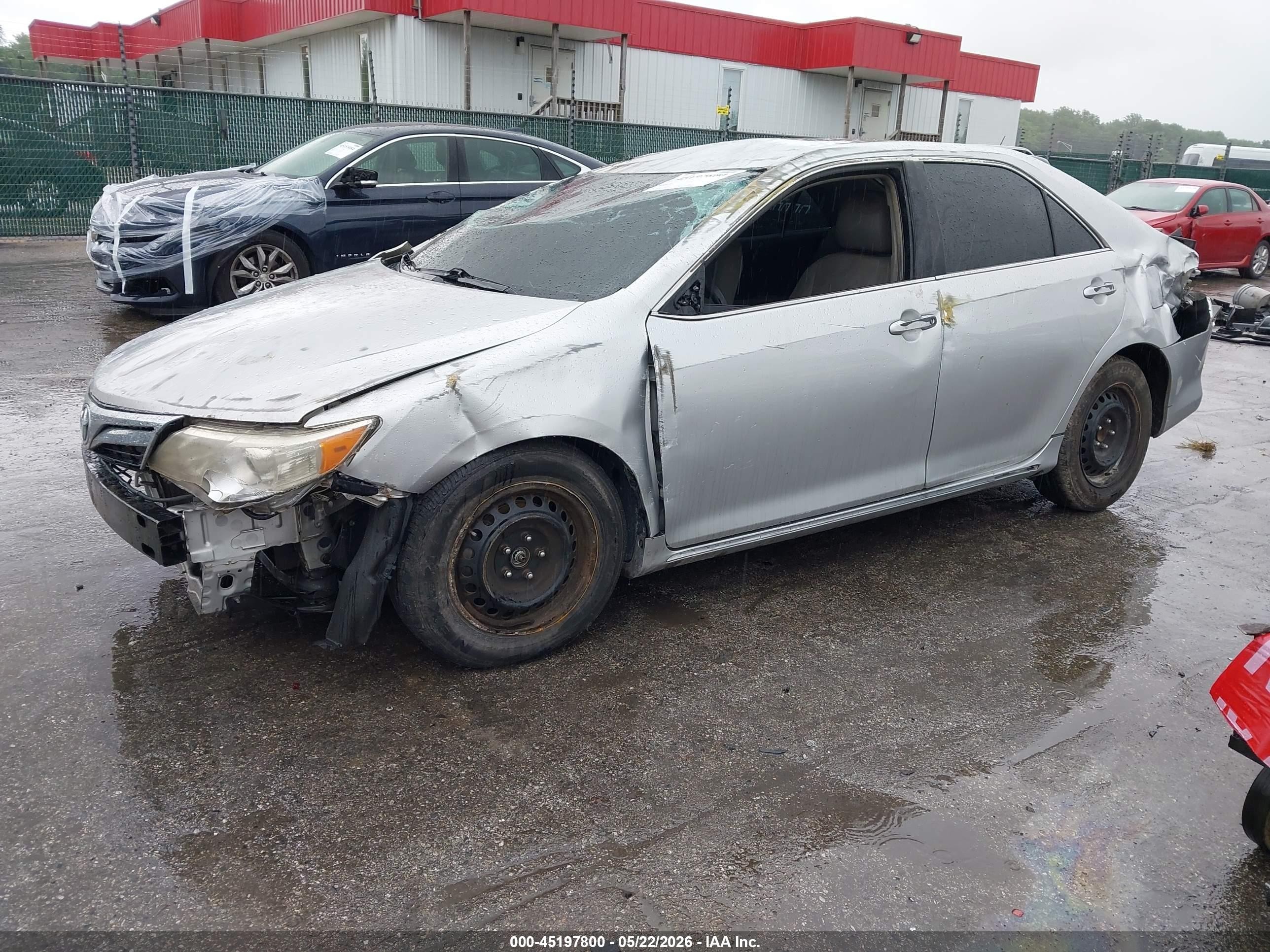 2013 Toyota Camry Le Silver vin: 4T4BF1FK7DR311091