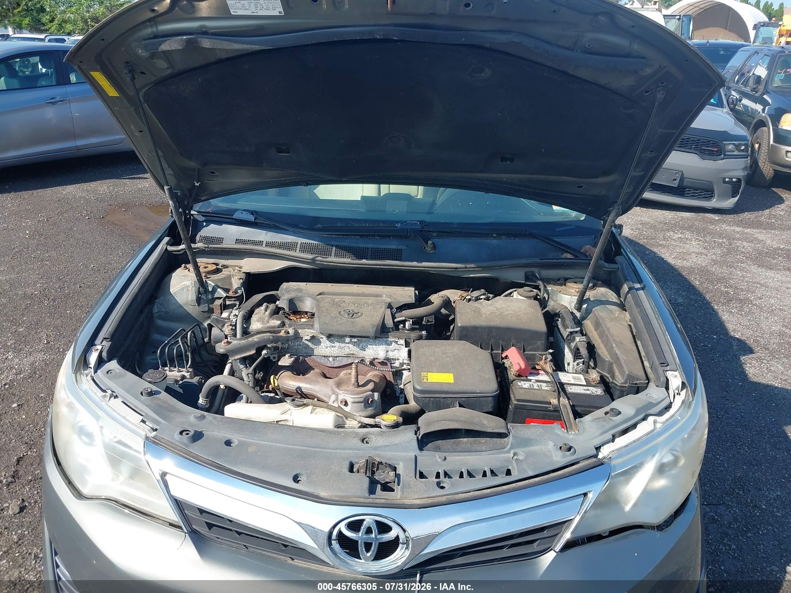 2013 Toyota Camry L Green vin: 4T4BF1FK7DR311236