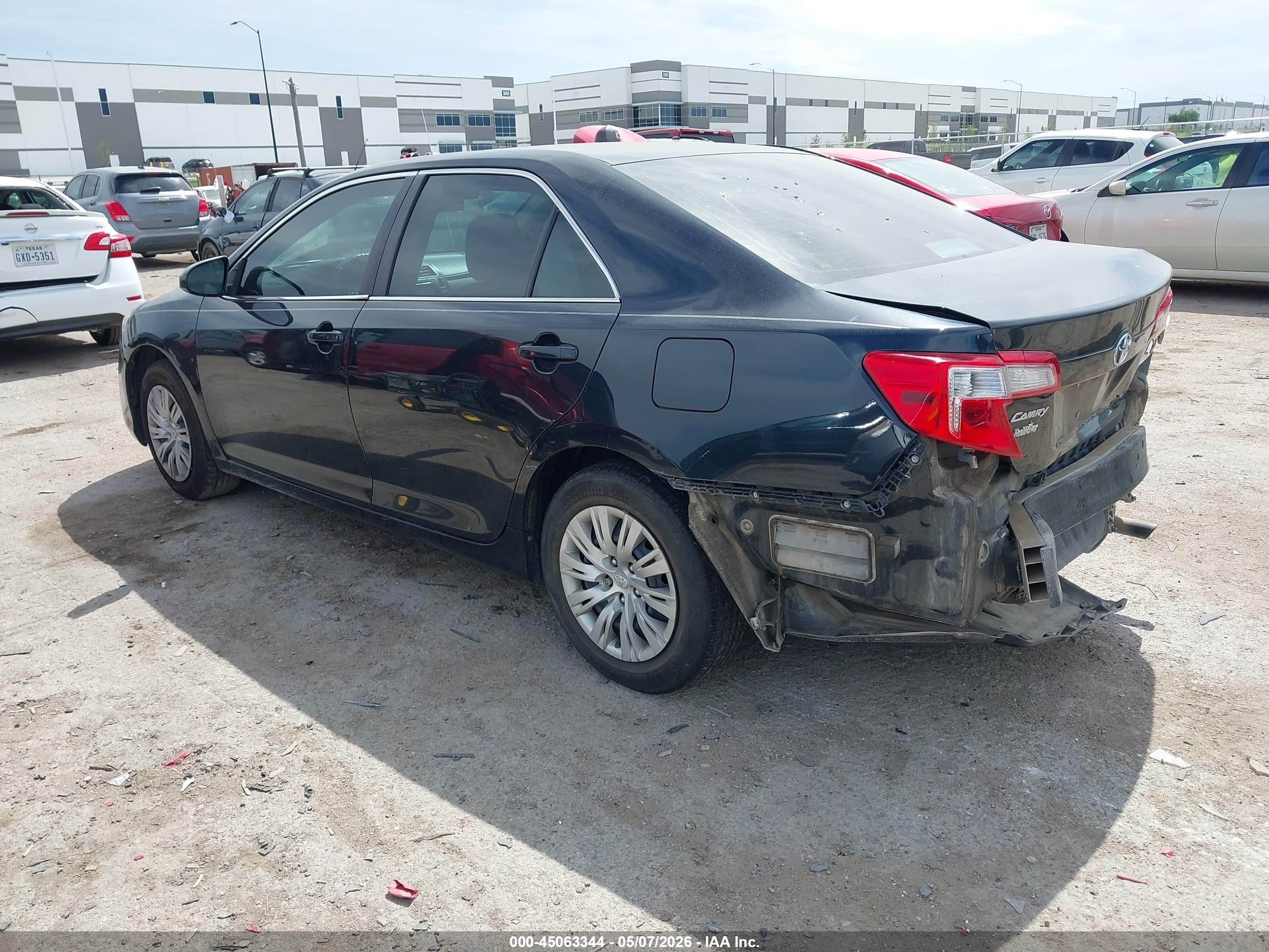 2013 Toyota Camry L Черный vin: 4T4BF1FK7DR312418