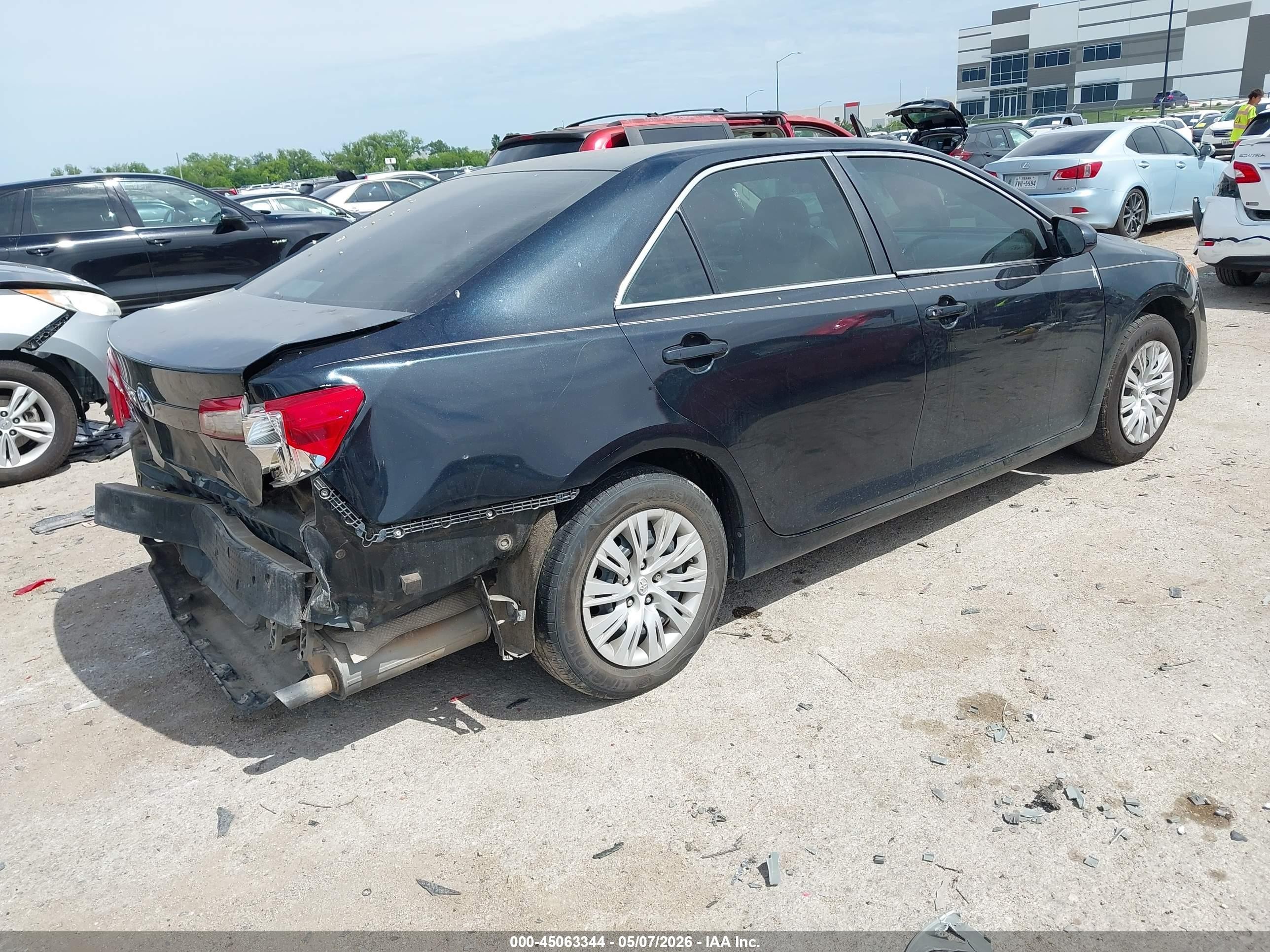 2013 Toyota Camry L Черный vin: 4T4BF1FK7DR312418