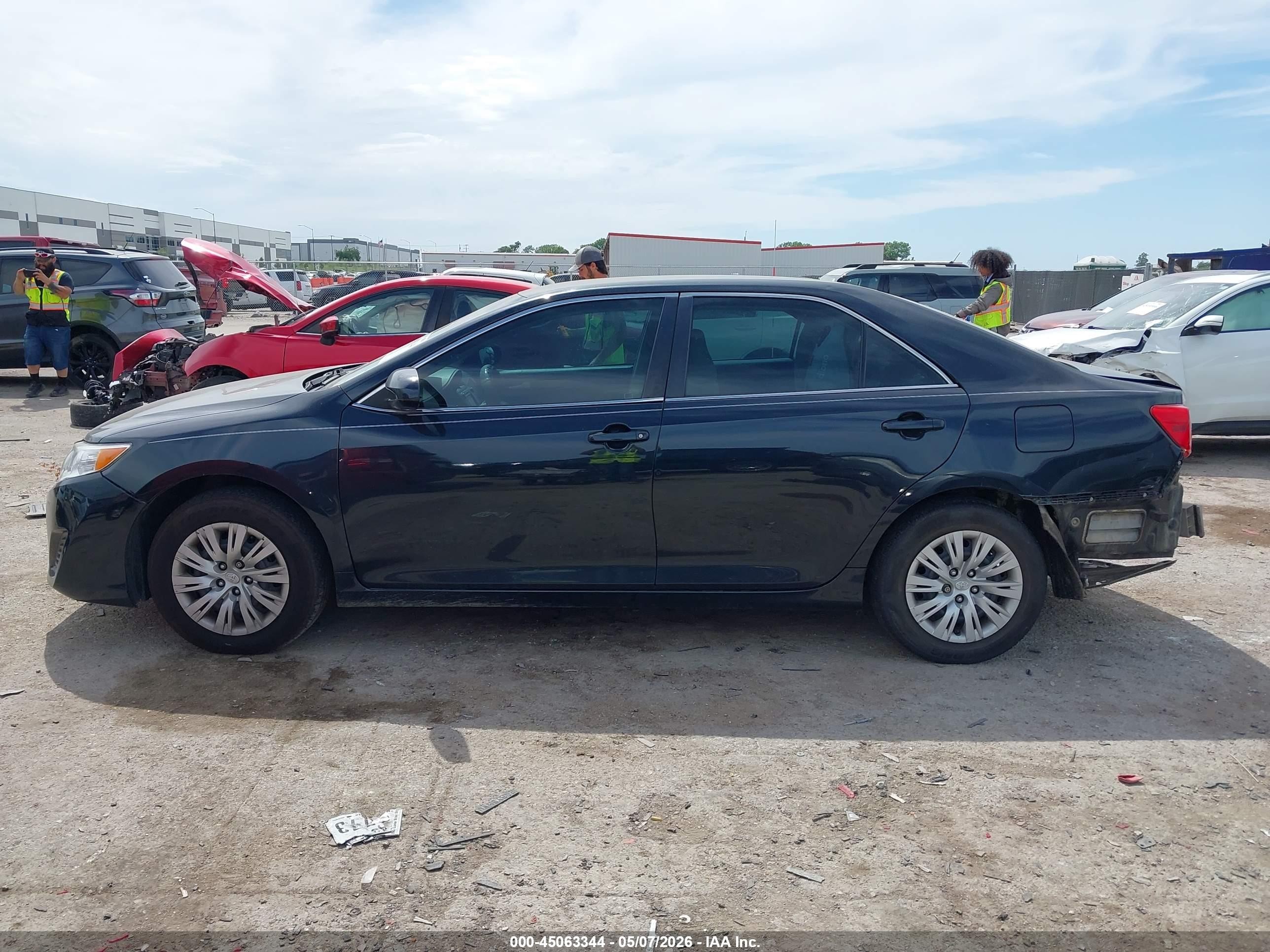 2013 Toyota Camry L Черный vin: 4T4BF1FK7DR312418