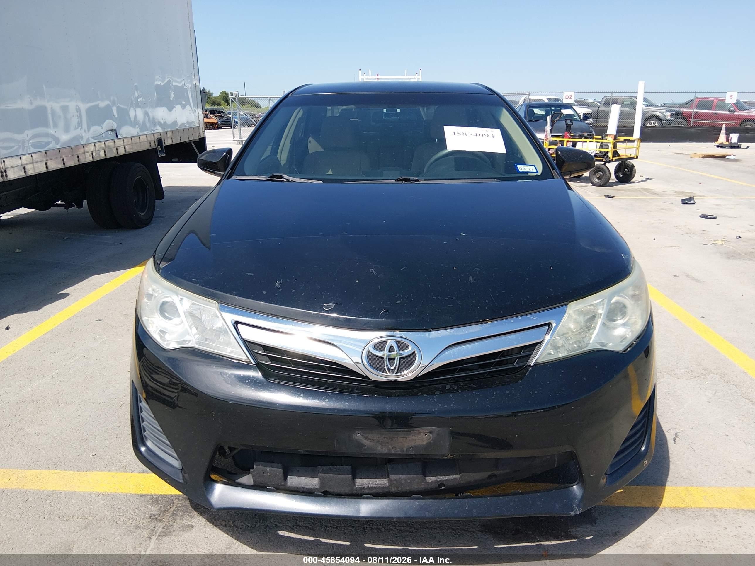 2013 Toyota Camry Le Black vin: 4T4BF1FK7DR322558