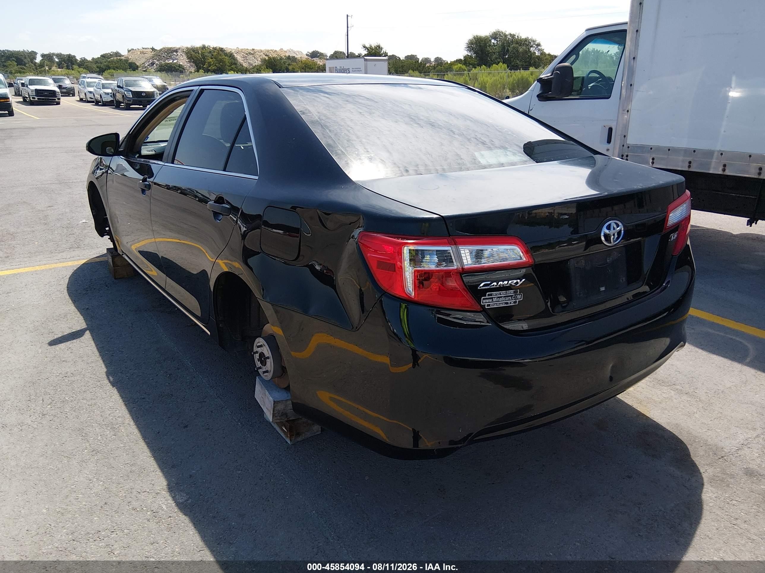 2013 Toyota Camry Le Black vin: 4T4BF1FK7DR322558