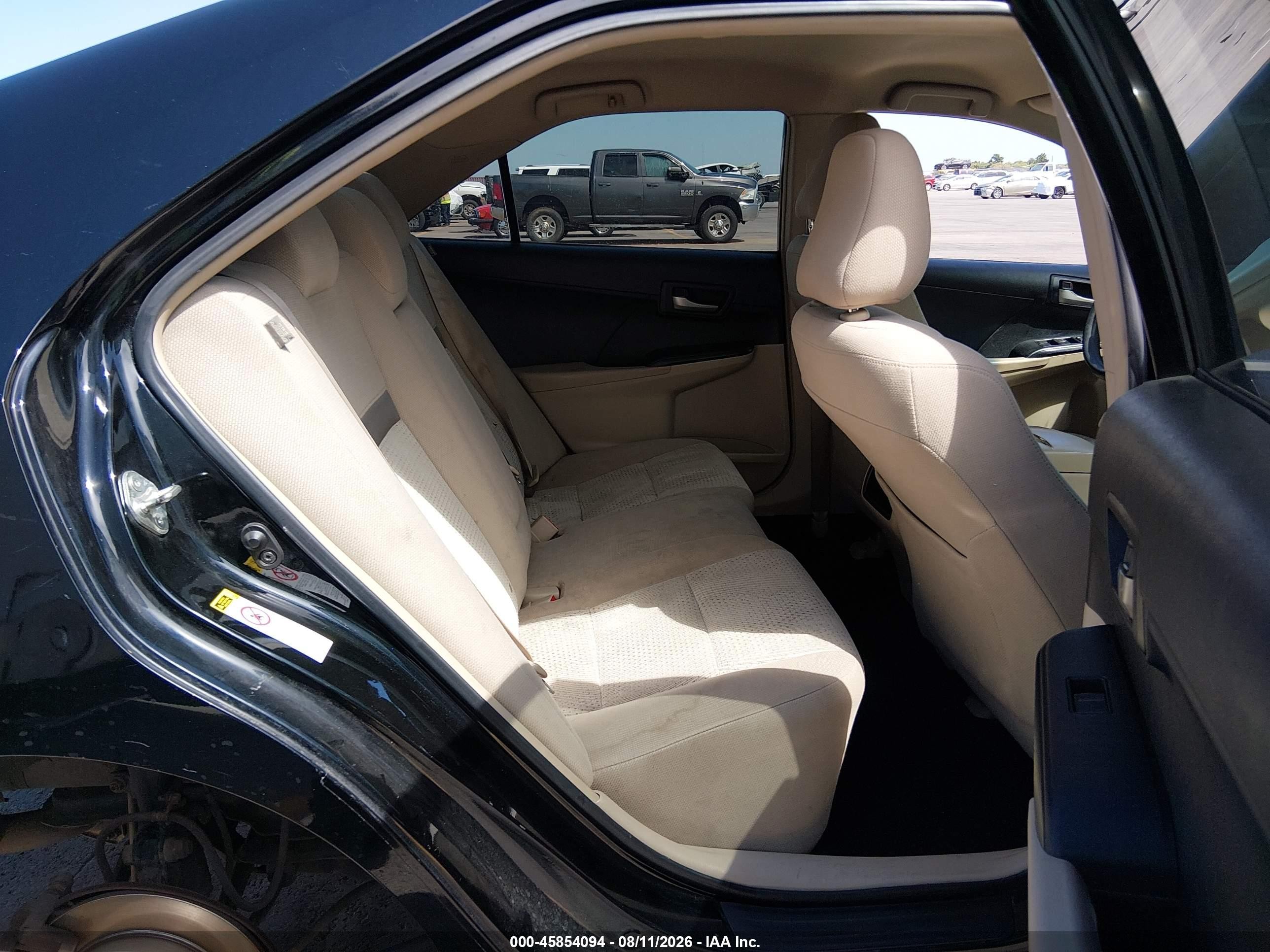 2013 Toyota Camry Le Black vin: 4T4BF1FK7DR322558