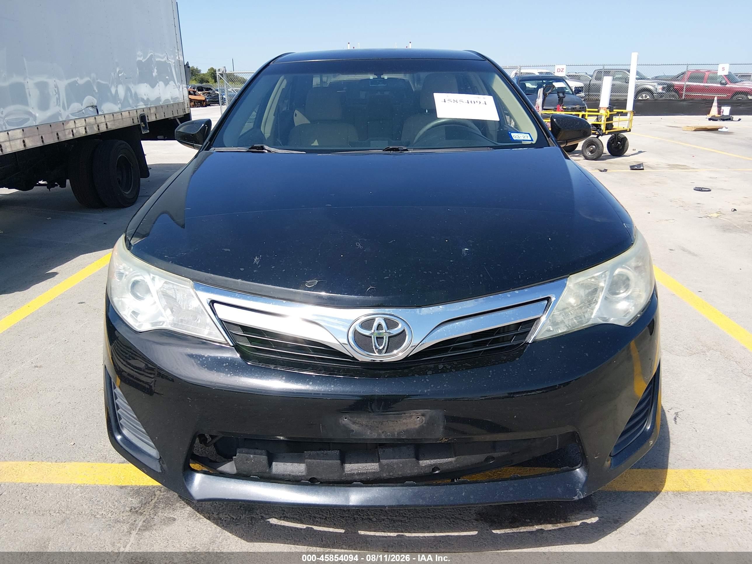 2013 Toyota Camry Le Black vin: 4T4BF1FK7DR322558