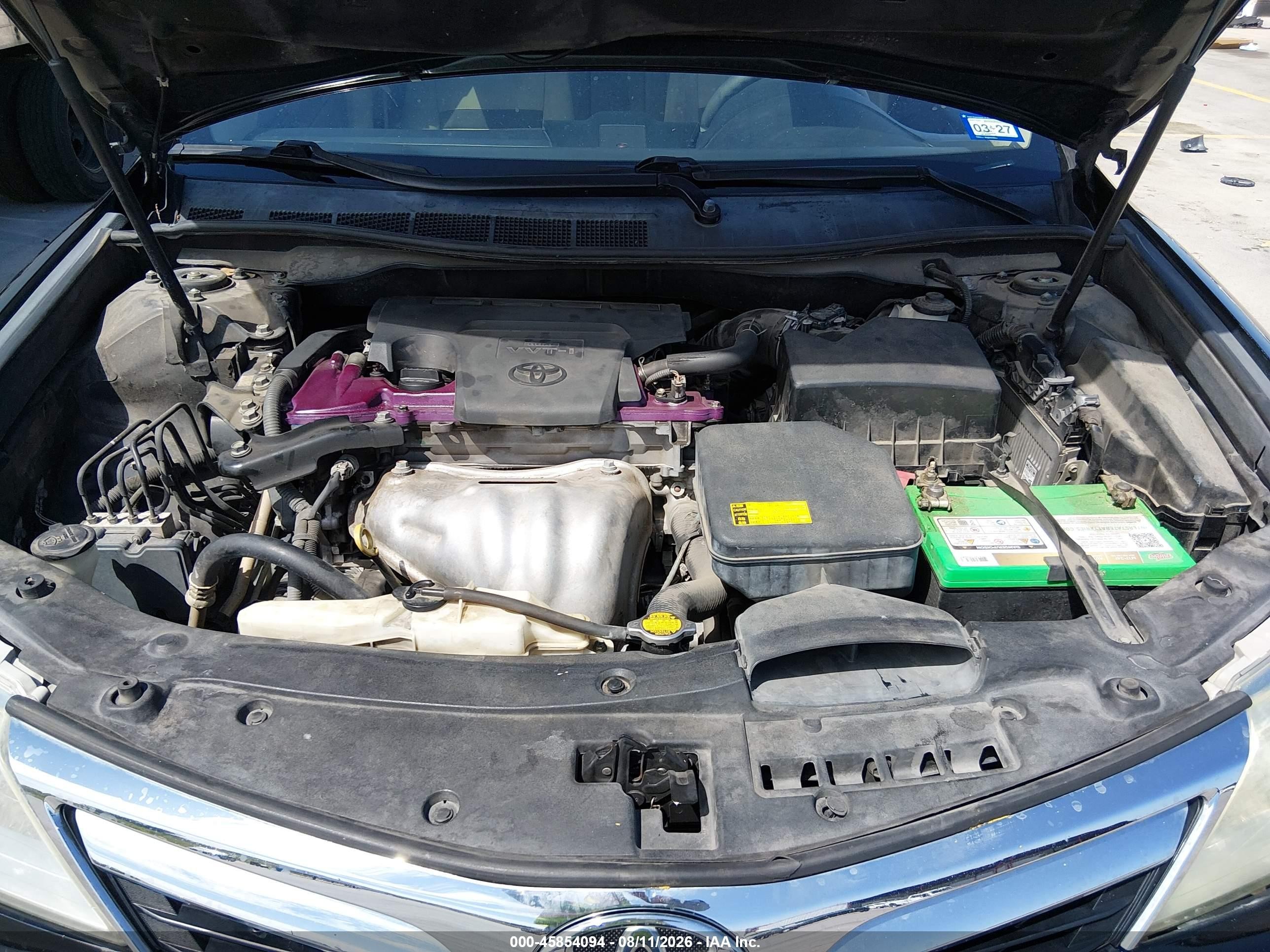 2013 Toyota Camry Le Black vin: 4T4BF1FK7DR322558