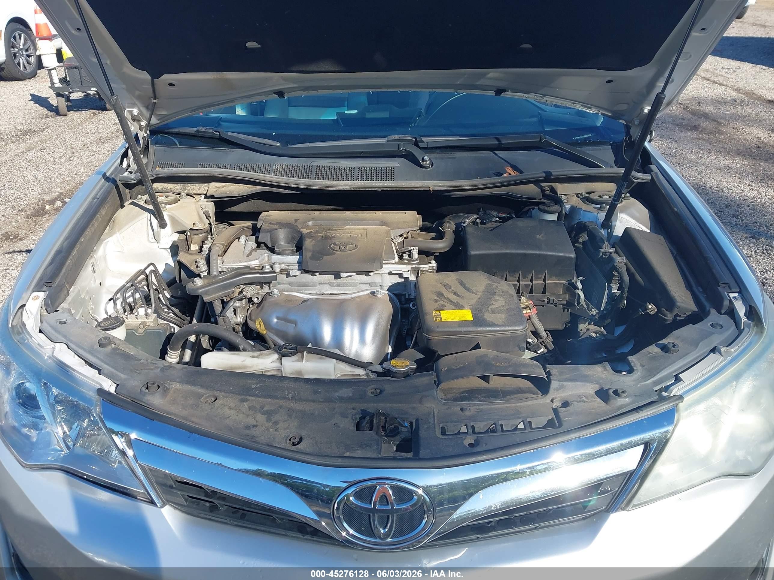 2013 Toyota Camry Xle Gray vin: 4T4BF1FK7DR325038