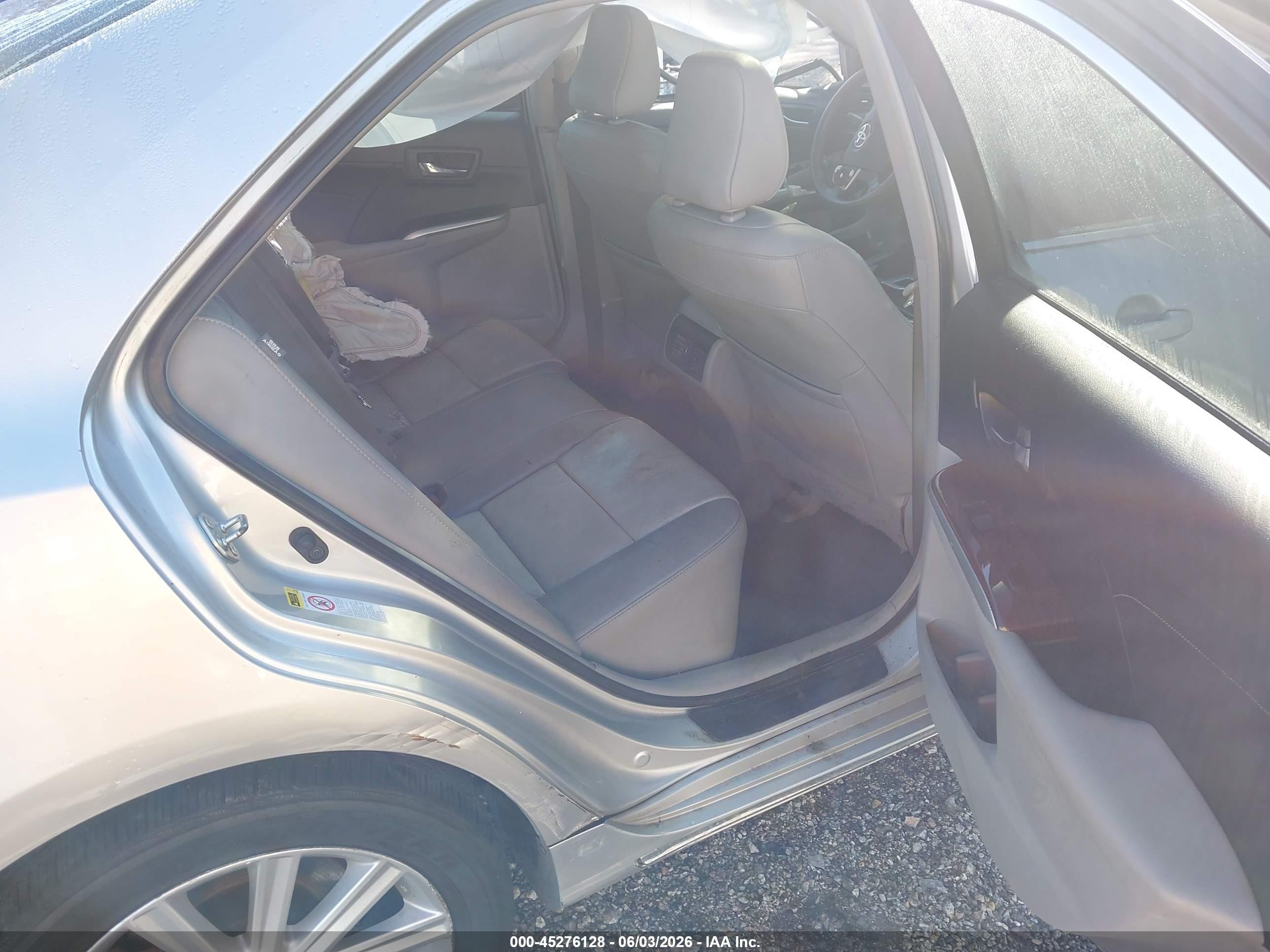 2013 Toyota Camry Xle Gray vin: 4T4BF1FK7DR325038