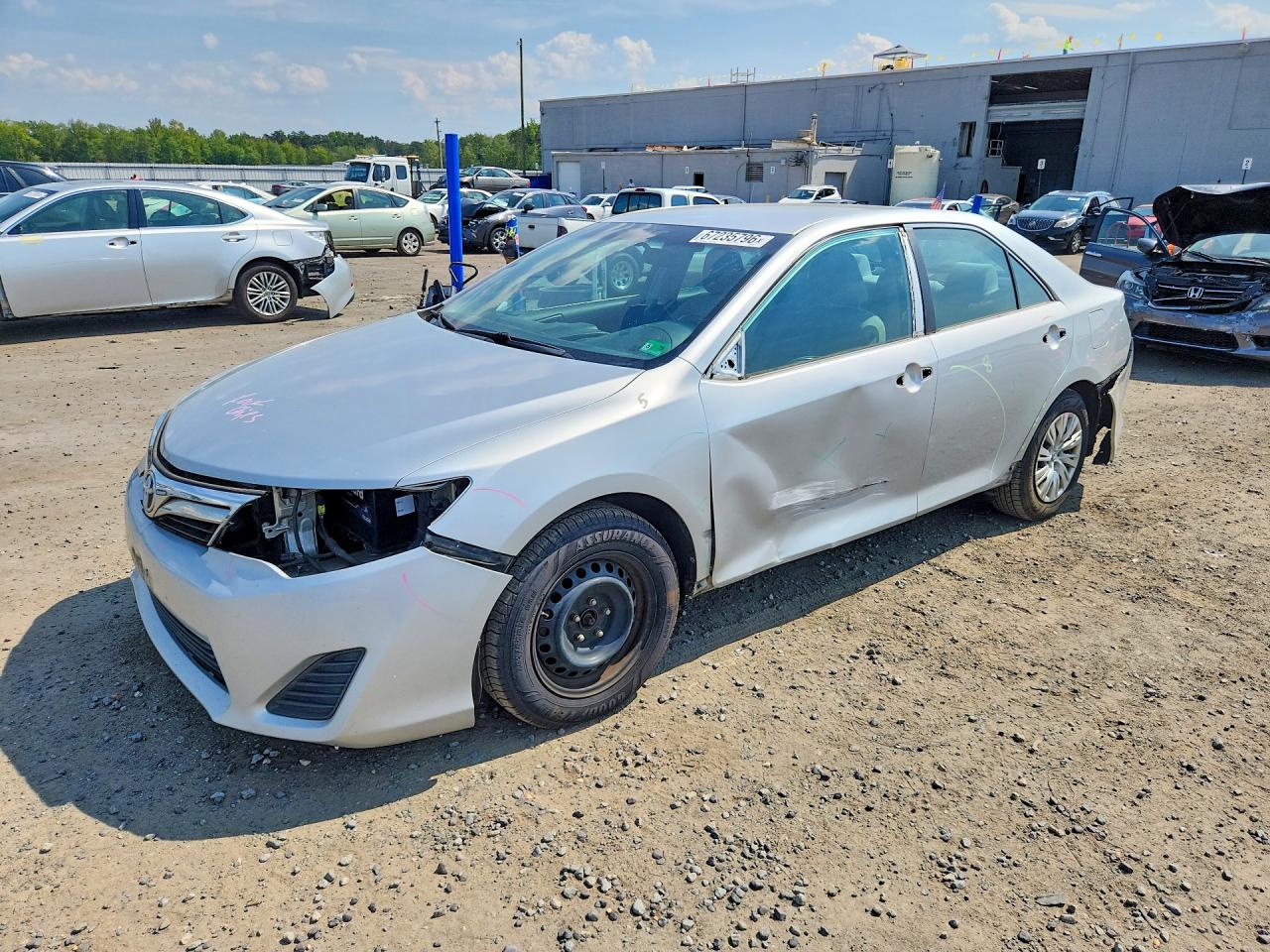 2013 Toyota Camry Le Silver vin: 4T4BF1FK7DR332801