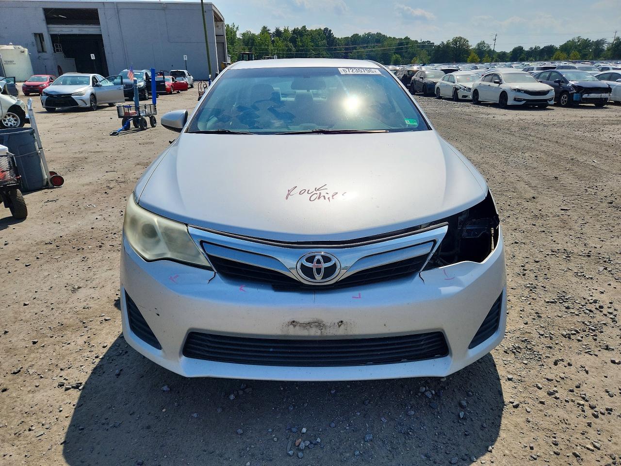 2013 Toyota Camry Le Silver vin: 4T4BF1FK7DR332801